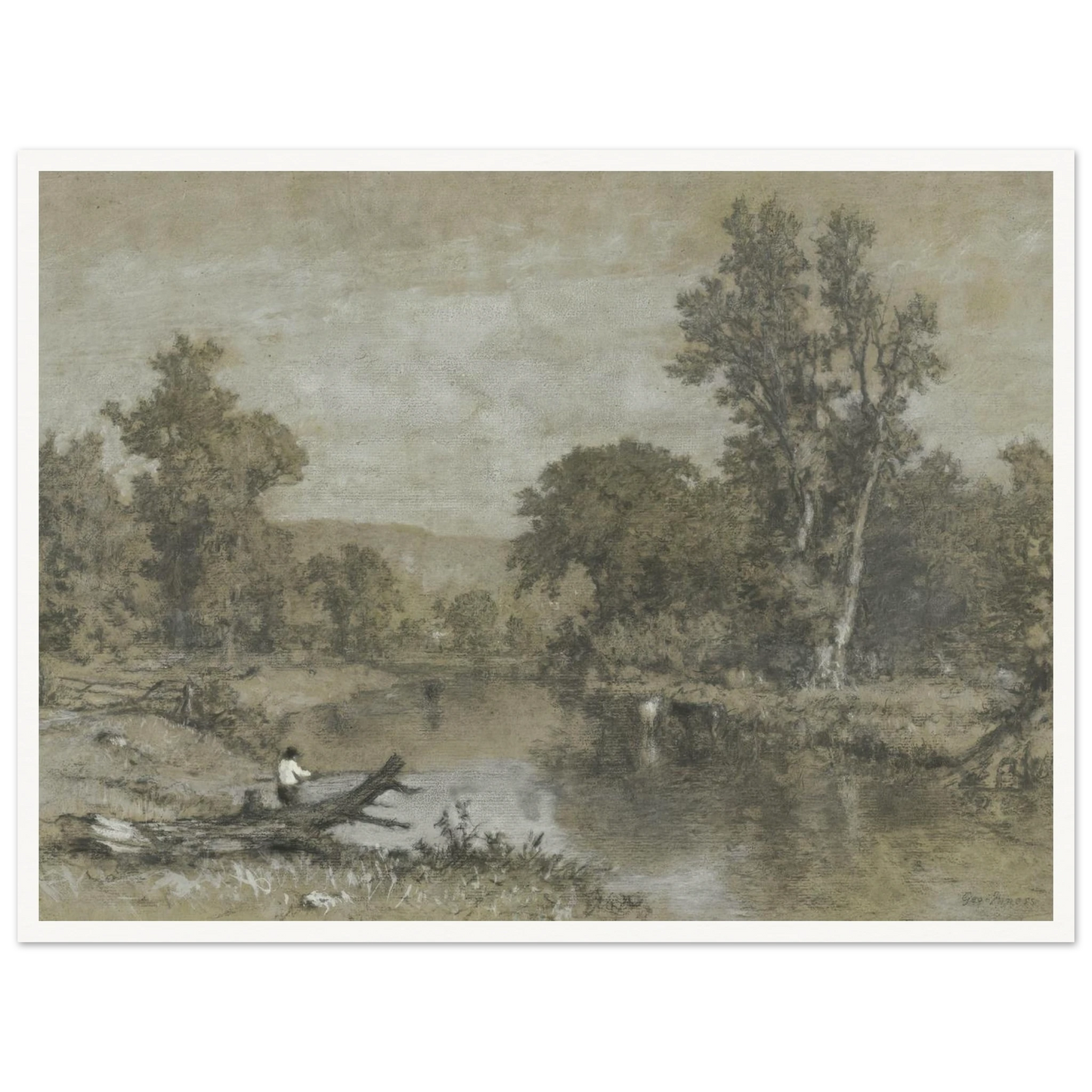 Milton, New York (ca. 1856) Art Print | George Inness-Quipham Collections