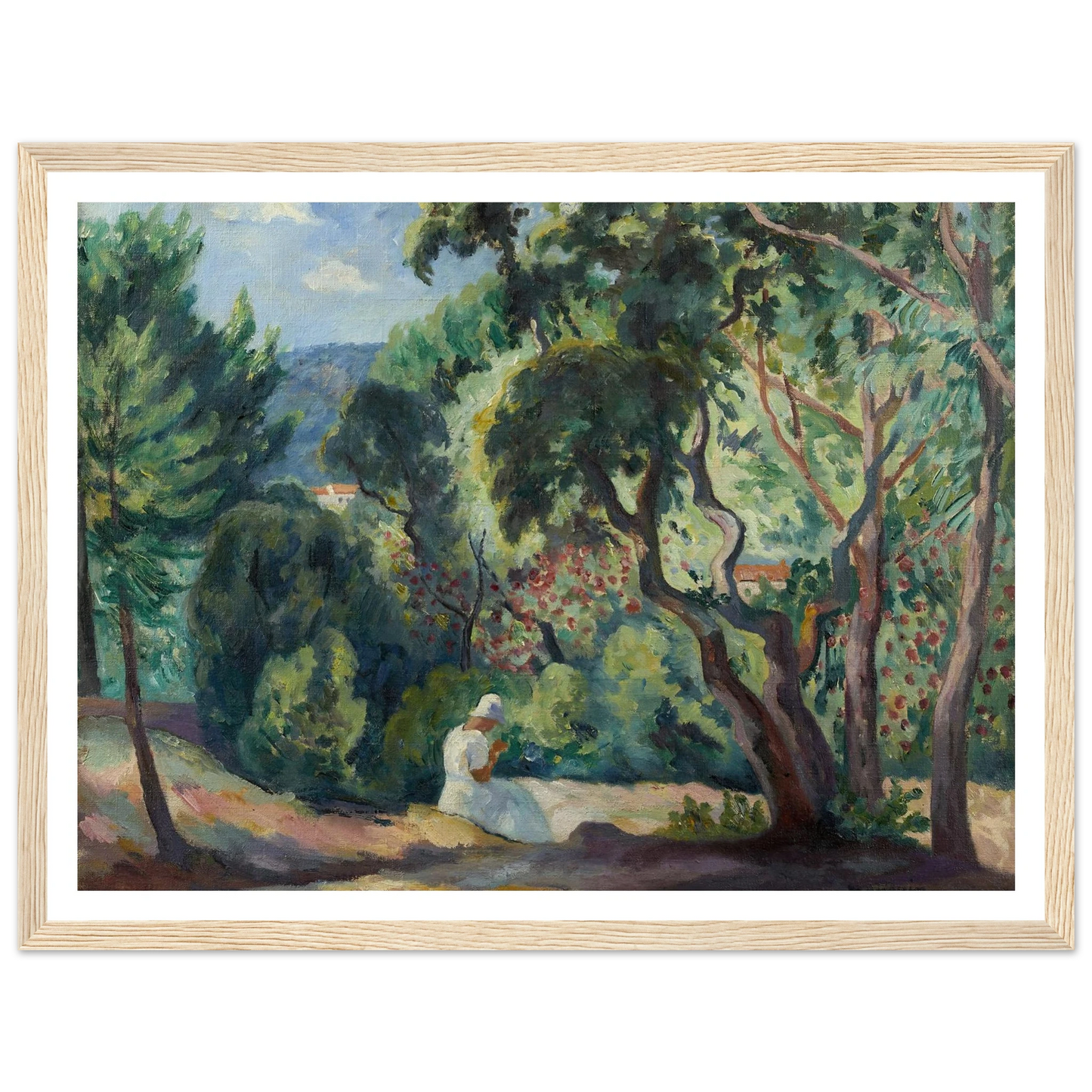 Sous-bois à la Moutte, Saint-Tropez (1921) Art Print | Henri Manguin-Quipham Collections