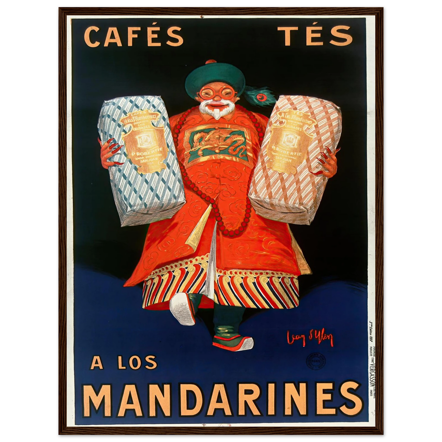 Cafés tés a los Mandarines (1927) Art Print | Jean Dylen-Quipham Collections