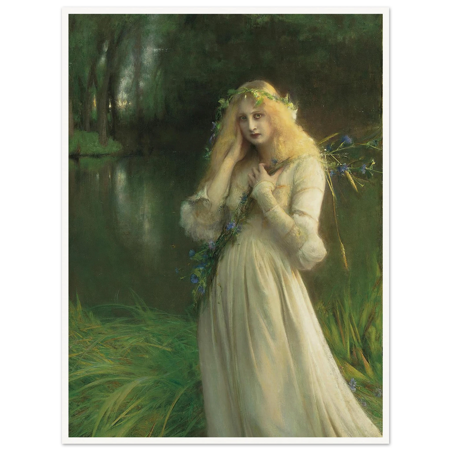 Ophelia (1900) Art Print | Pascal Adolphe Jean Dagnan Bouveret-Quipham Collections