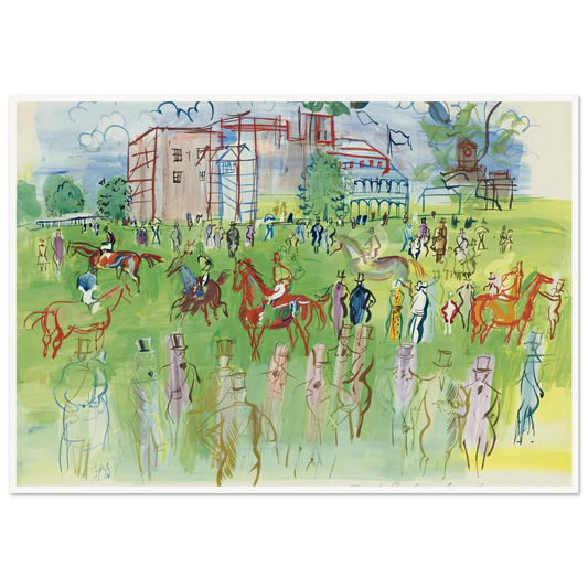 Avant le départ, Ascot Art Print | Raoul Dufy-Quipham Collections