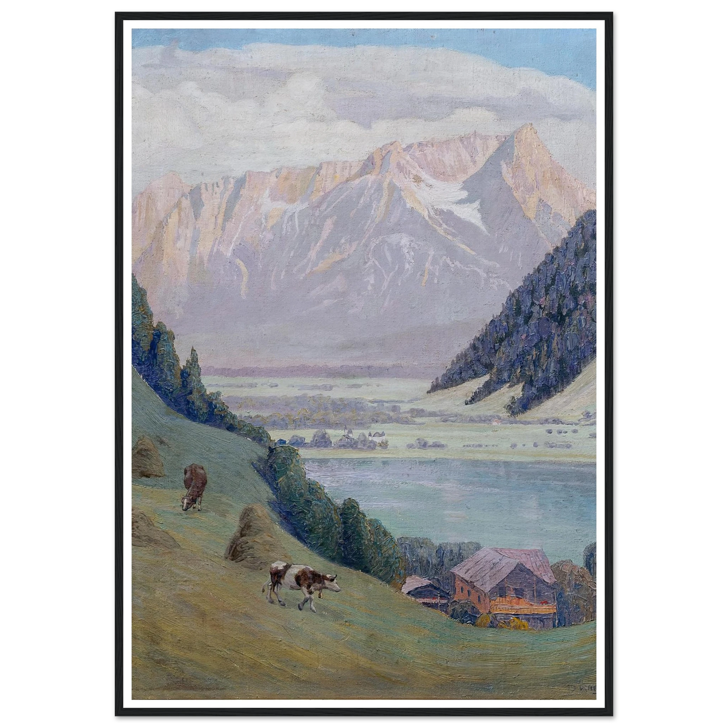 Bergsee (1911) Art Print | Max Kahrer-Quipham Collections