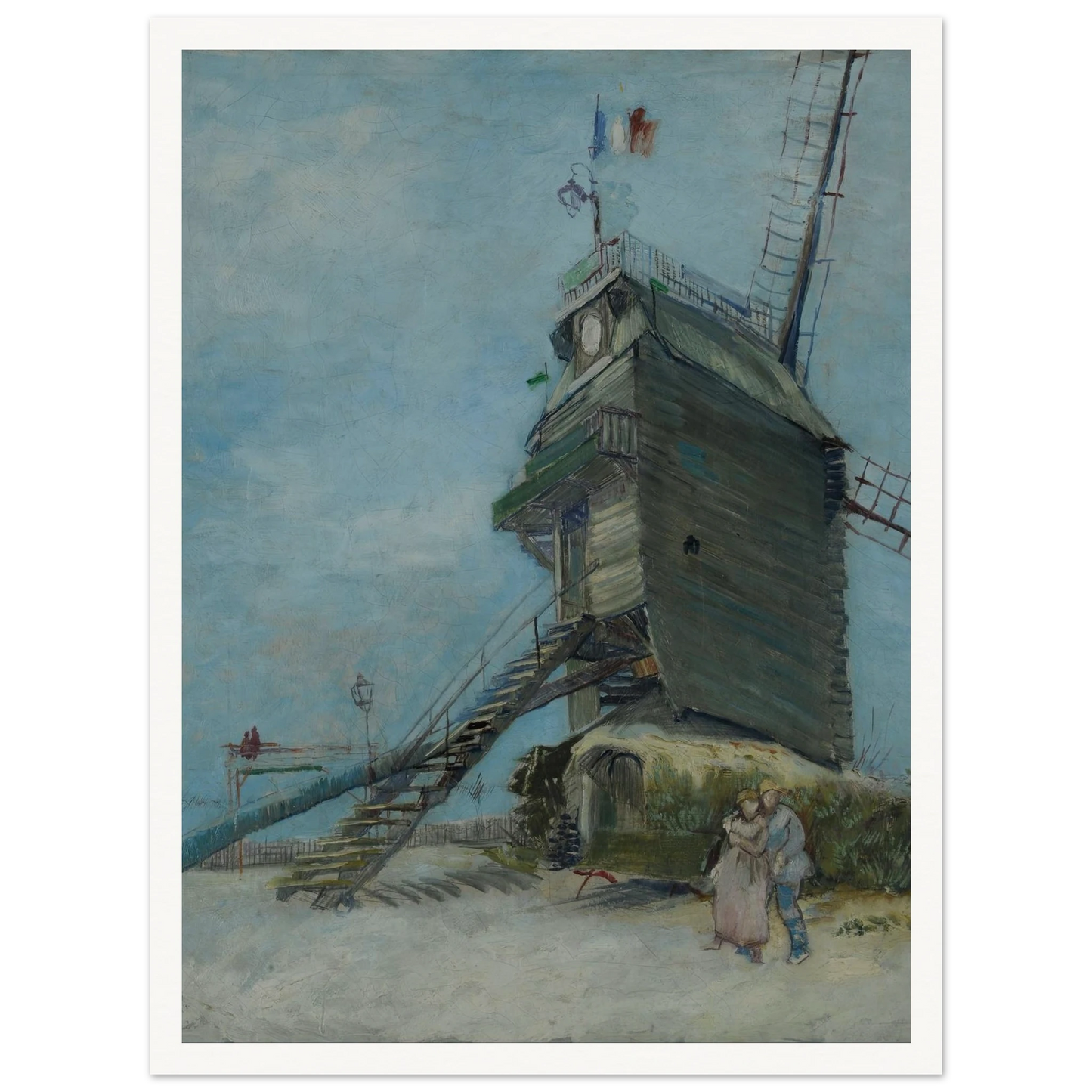 Le Moulin de la Galette (ca. 1886) Art Print | Vincent van Gogh-Quipham Collections