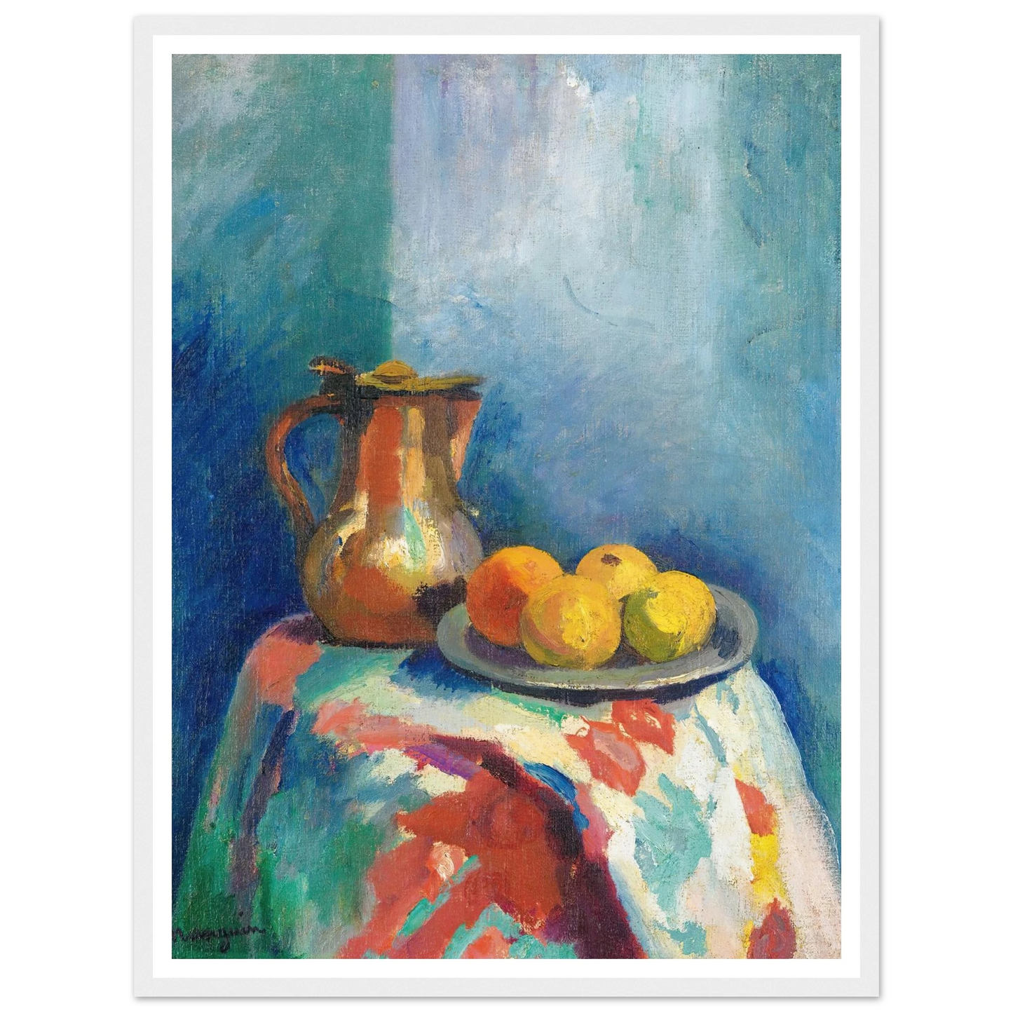 Nature Morte Au Pichet En Cuivre (circa 1902-03) Art Print | Henri Manguin-Quipham Collections