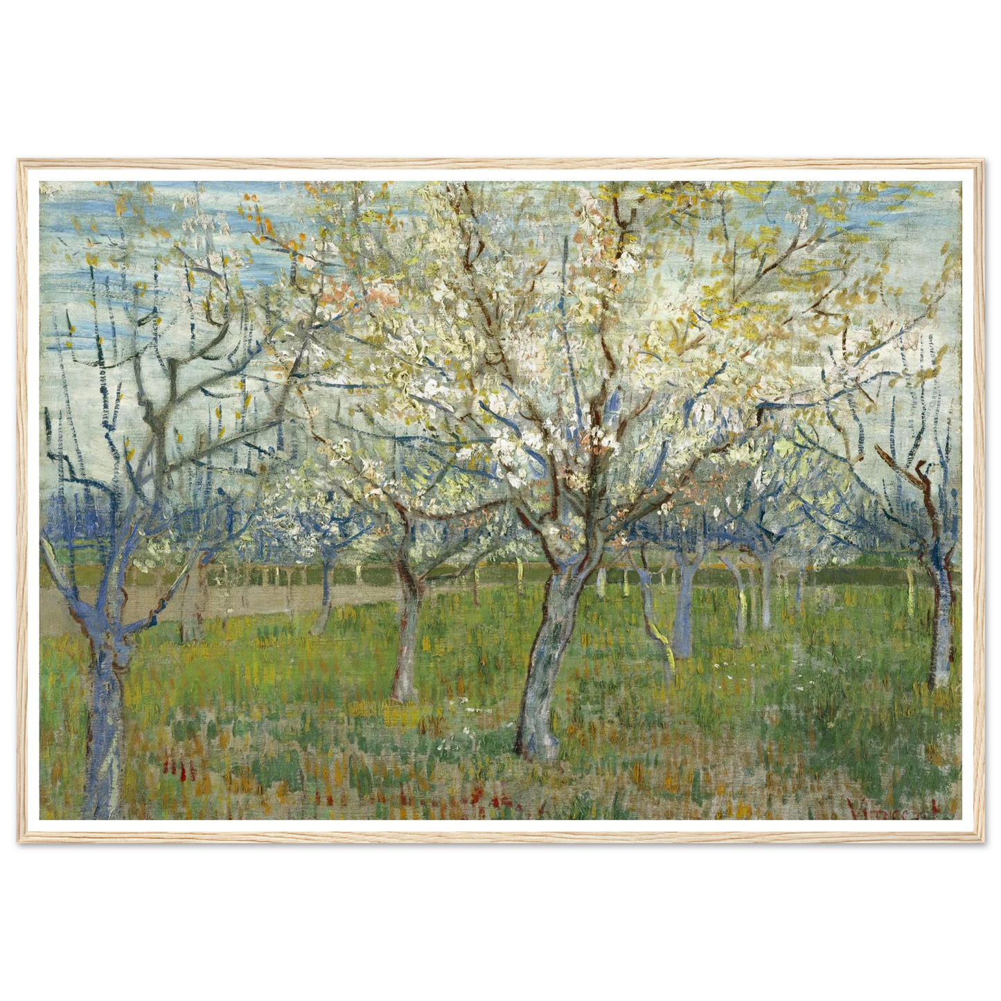The Pink Orchard (1888) Art Print | Vincent van Gogh-Quipham Collections