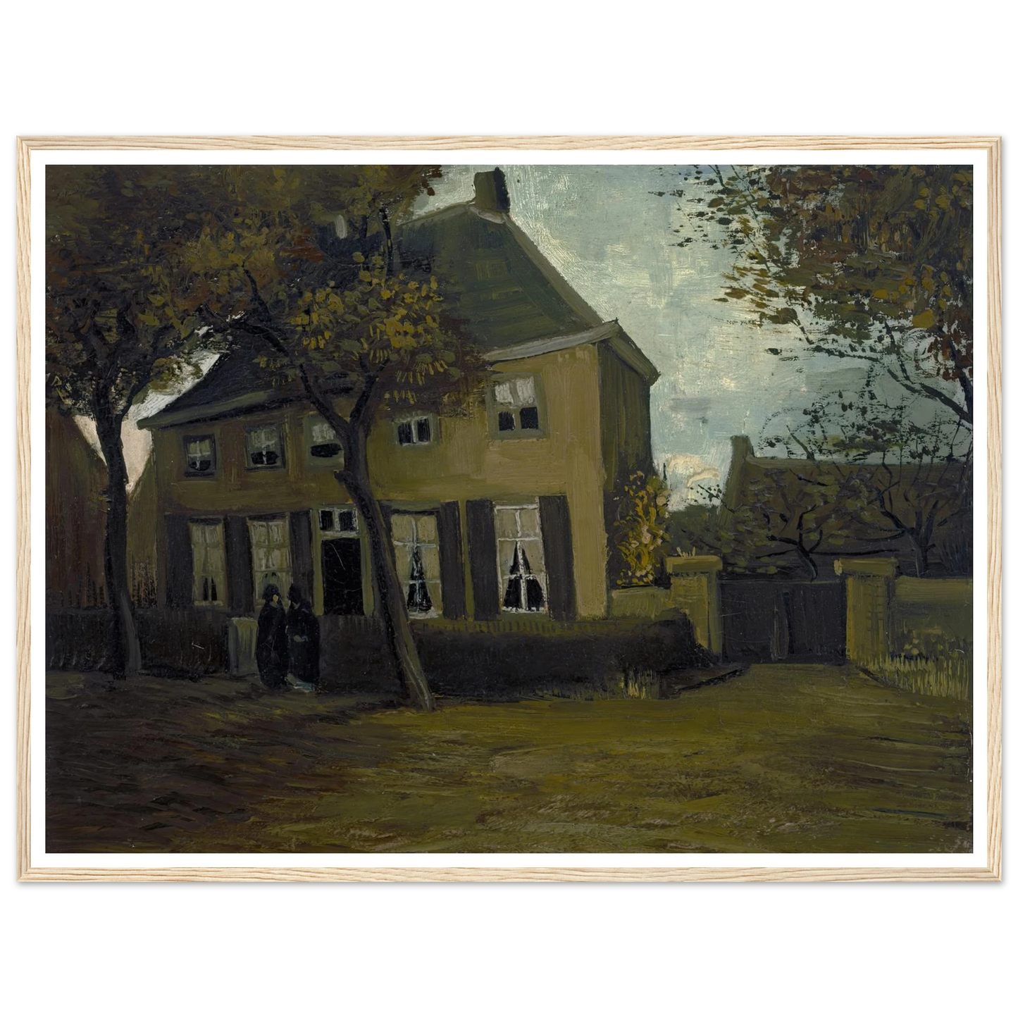 The vicarage at Nuenen (1885) Art Print | Vincent van Gogh-Quipham Collections