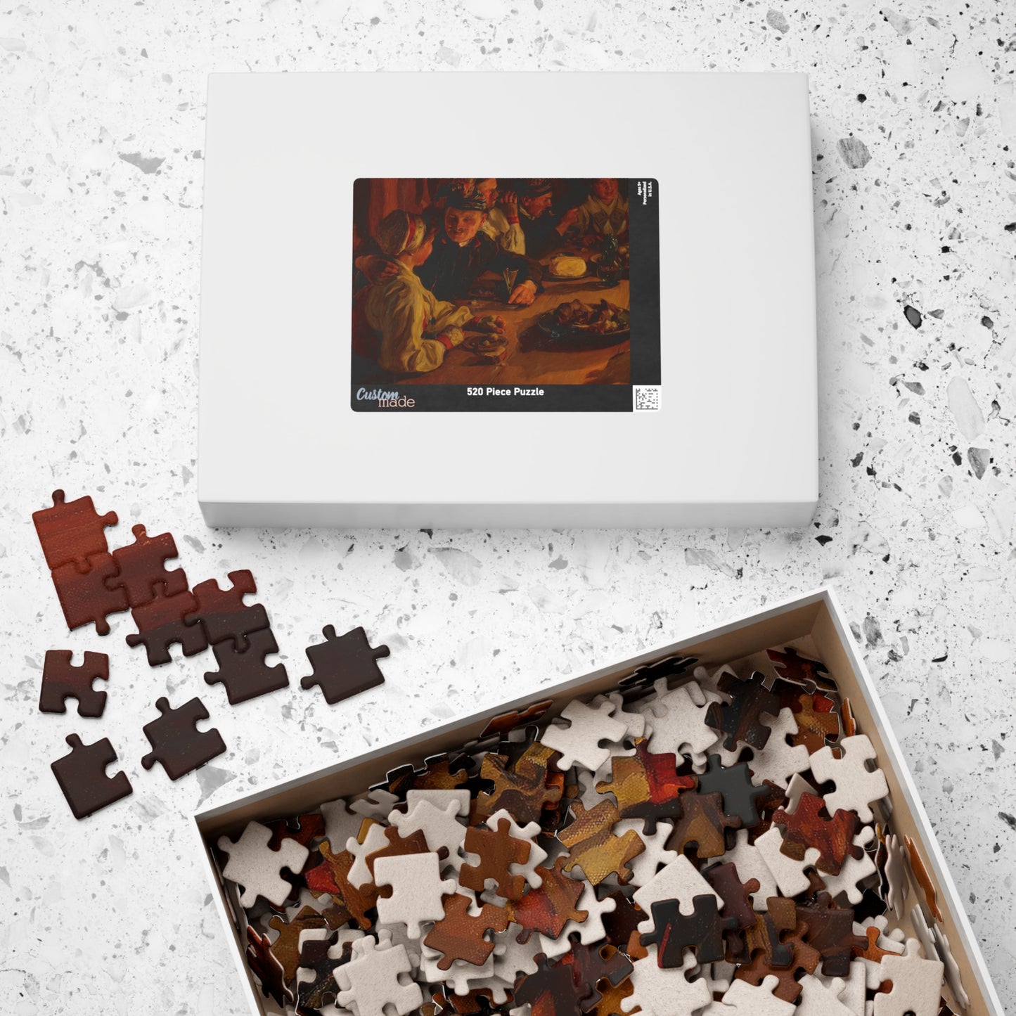 Emerik Stenberg-Julagille i Dalarna Puzzle | Emerik Stenber - - 252 pcs (Horizontal) -
