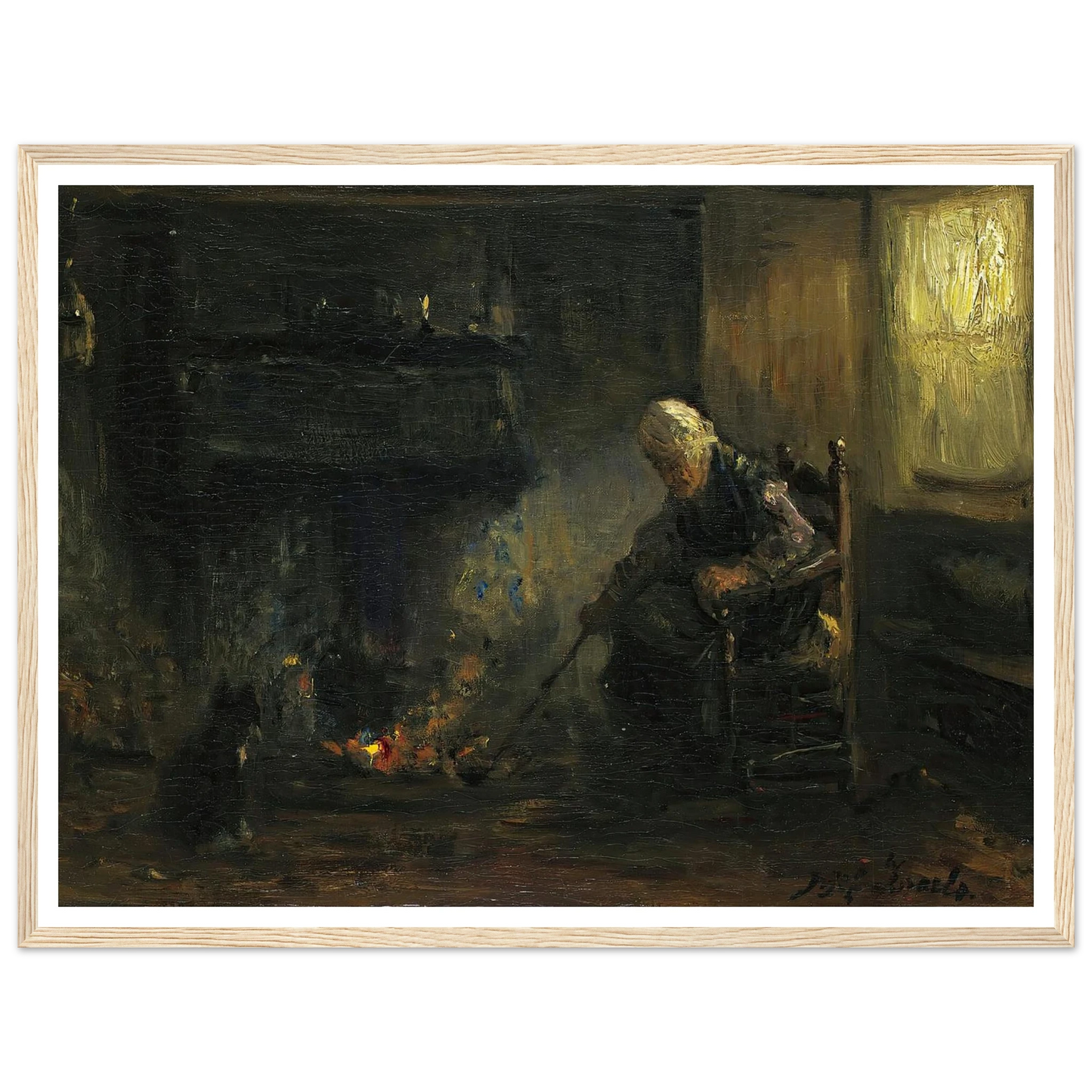 At The Hearth Art Print | Jozef Israels-Quipham Collections