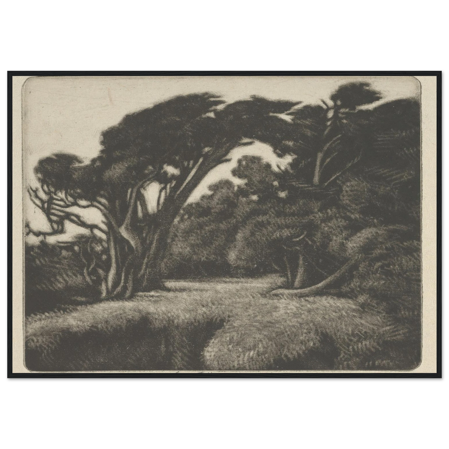 Cypress Bower (1920) Art Print | Ernest Haskell-Quipham Collections