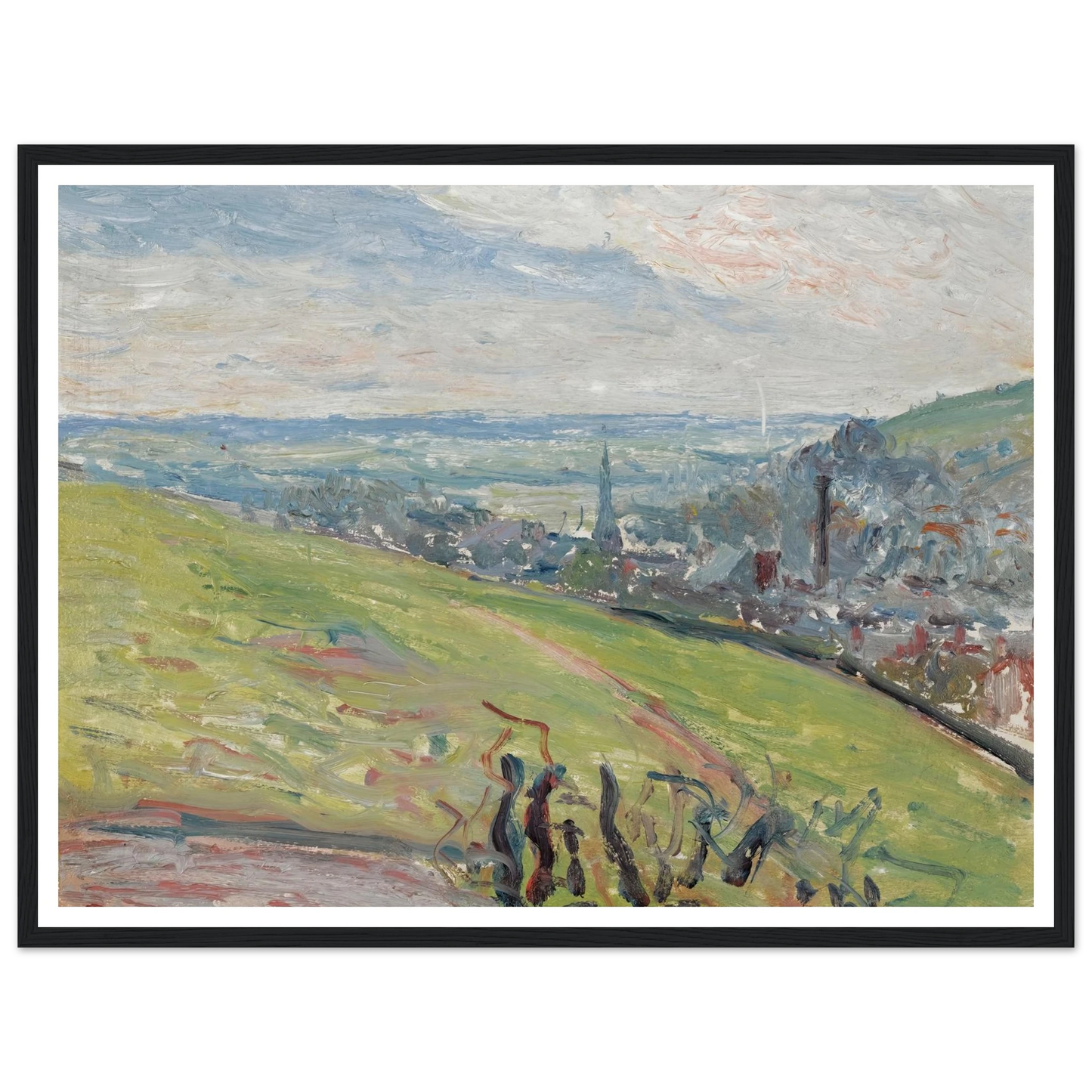 Environs De Rouen (1883) Art Print | Camille Pissarro-Quipham Collections