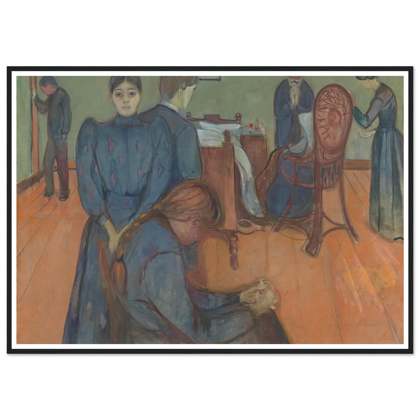 Death in the Sickroom (1893) Art Print | Edvard Munch-Quipham Collections