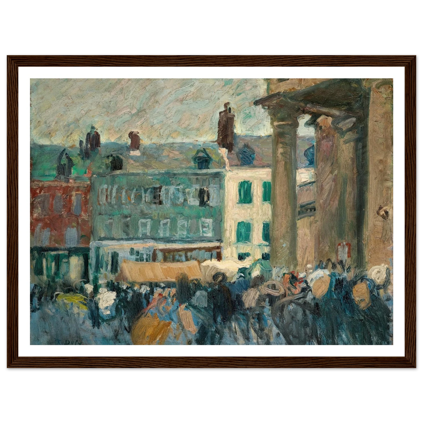 Dans la rue (1901) Art Print | Raoul Dufy-Quipham Collections