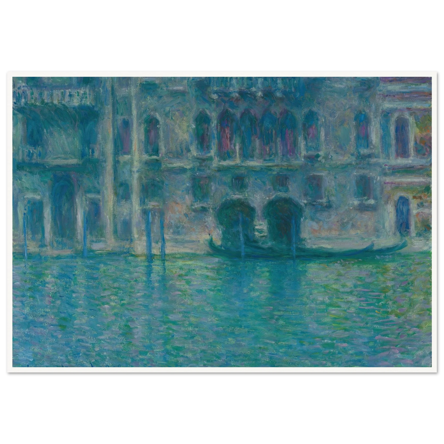 Palazzo da Mula, Venice (1908) Art Print | Claude Monet-Quipham Collections