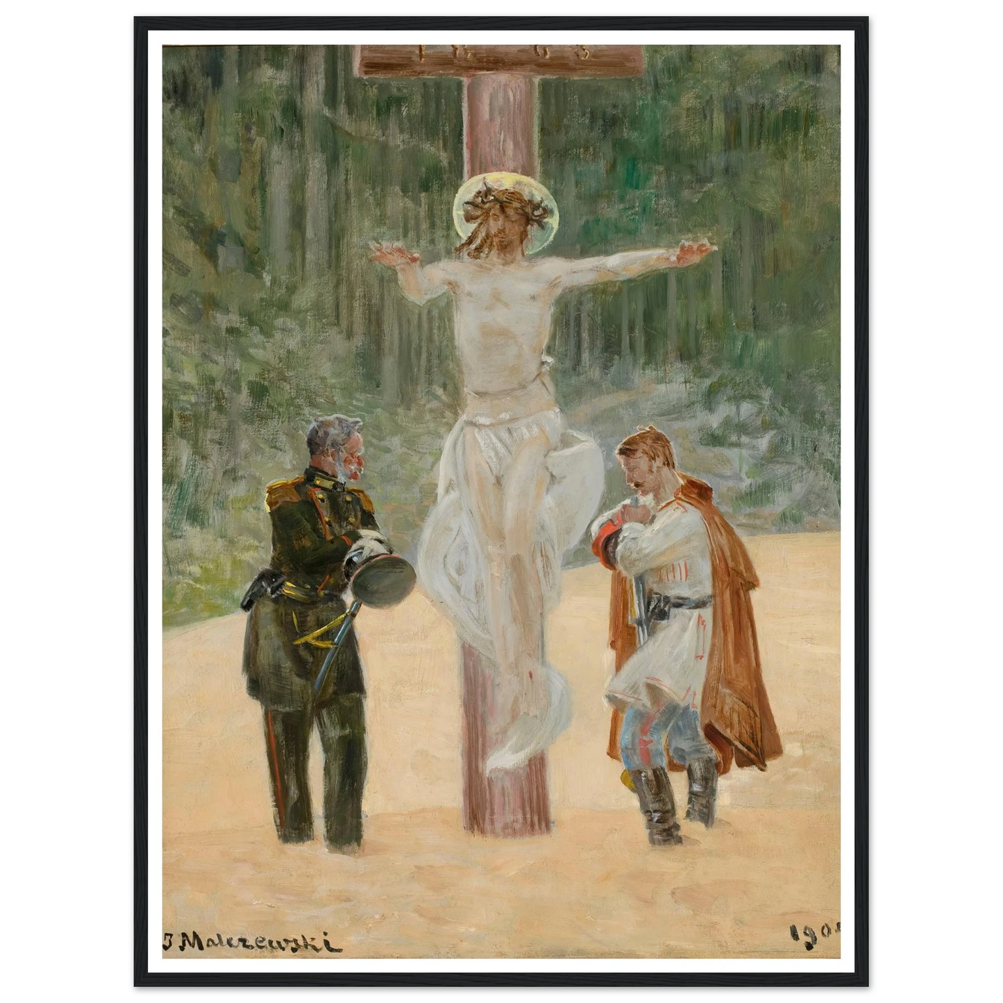 Reconciliation (Symbolic scene from the insurrection in 1863) (1904) Art Print | Jacek Malczewski-Quipham Collections