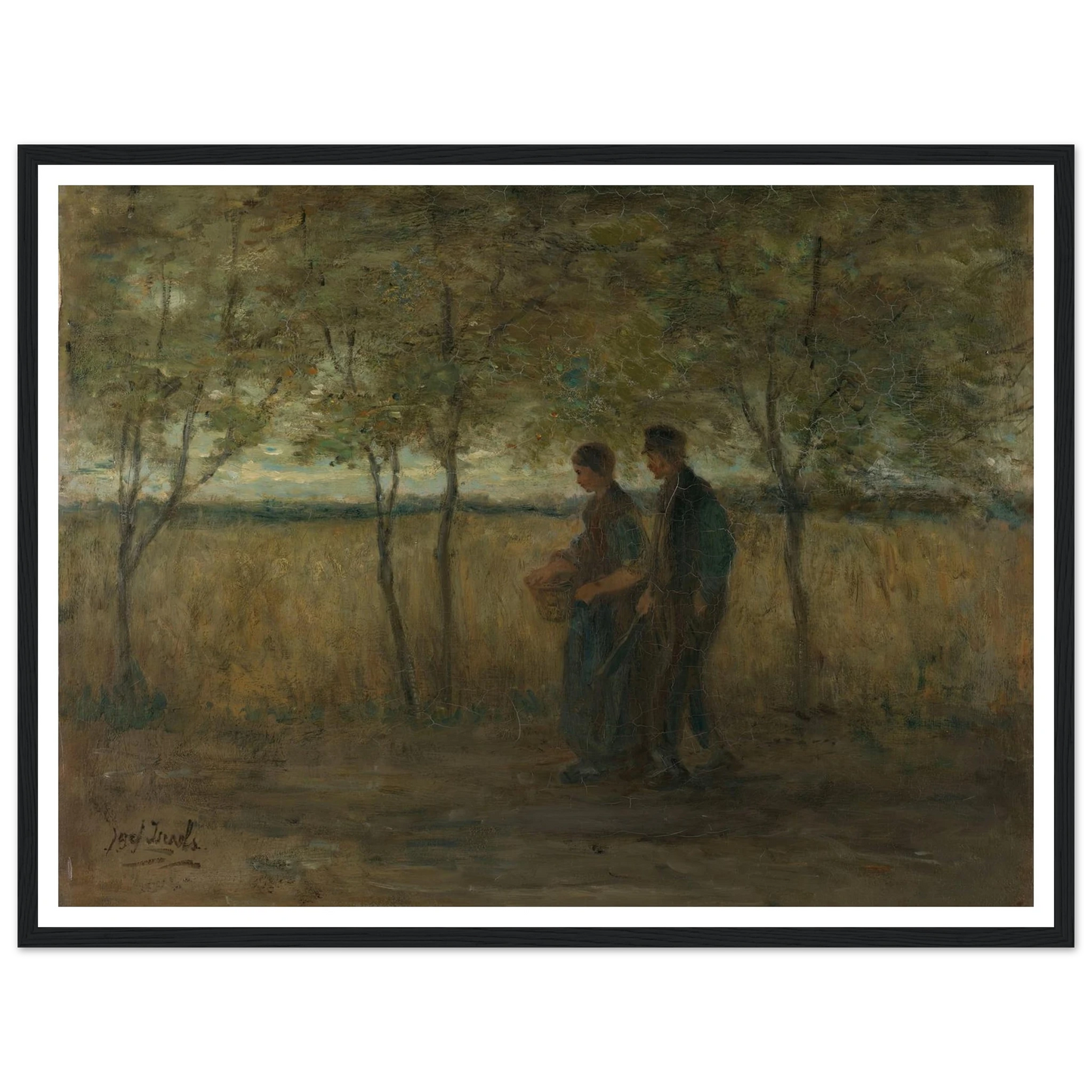 ‘Turning homewards’ (1860 - 1911) Art Print | Jozef Israels-Quipham Collections