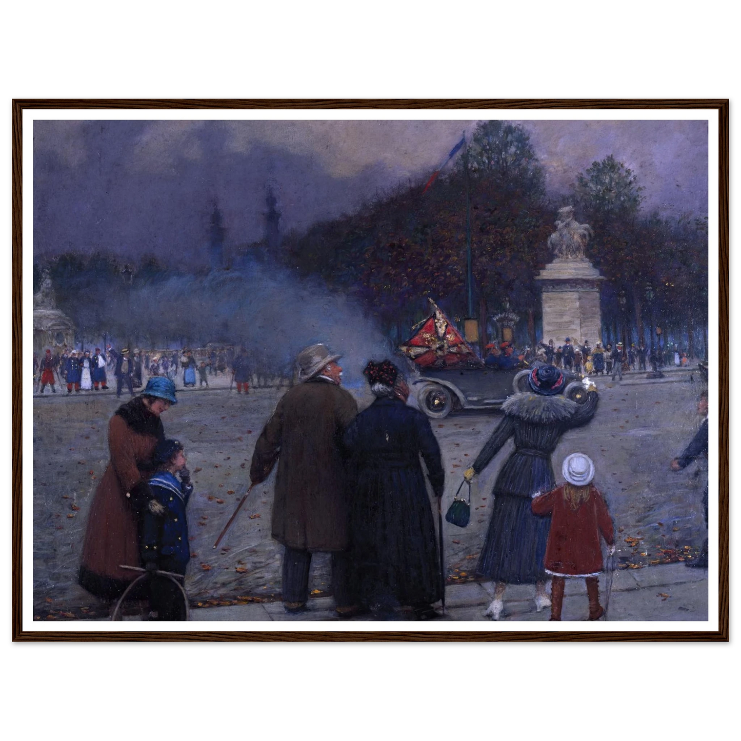 Drapeau allemand porté aux Invalides (1914) Art Print | Jean Beraud-Quipham Collections