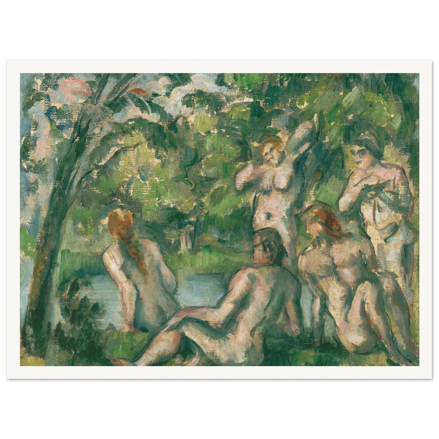 Bathers 2 Art Print | Paul Cezanne-Quipham Collections