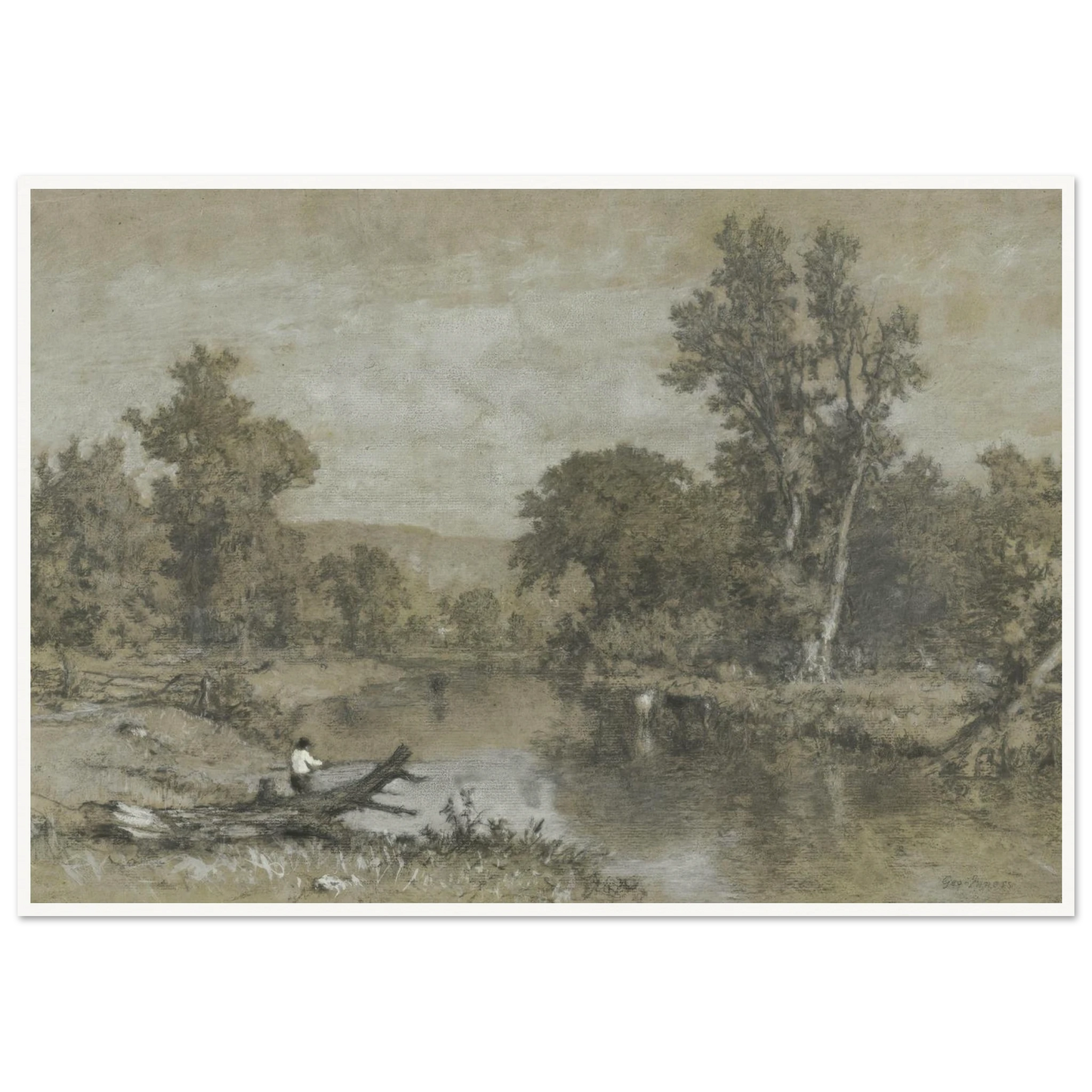 Milton, New York (ca. 1856) Art Print | George Inness-Quipham Collections