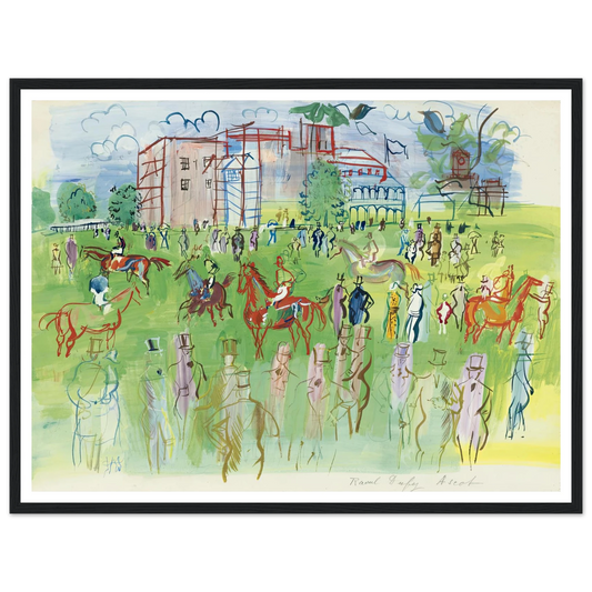 Avant le départ, Ascot Art Print | Raoul Dufy-Quipham Collections