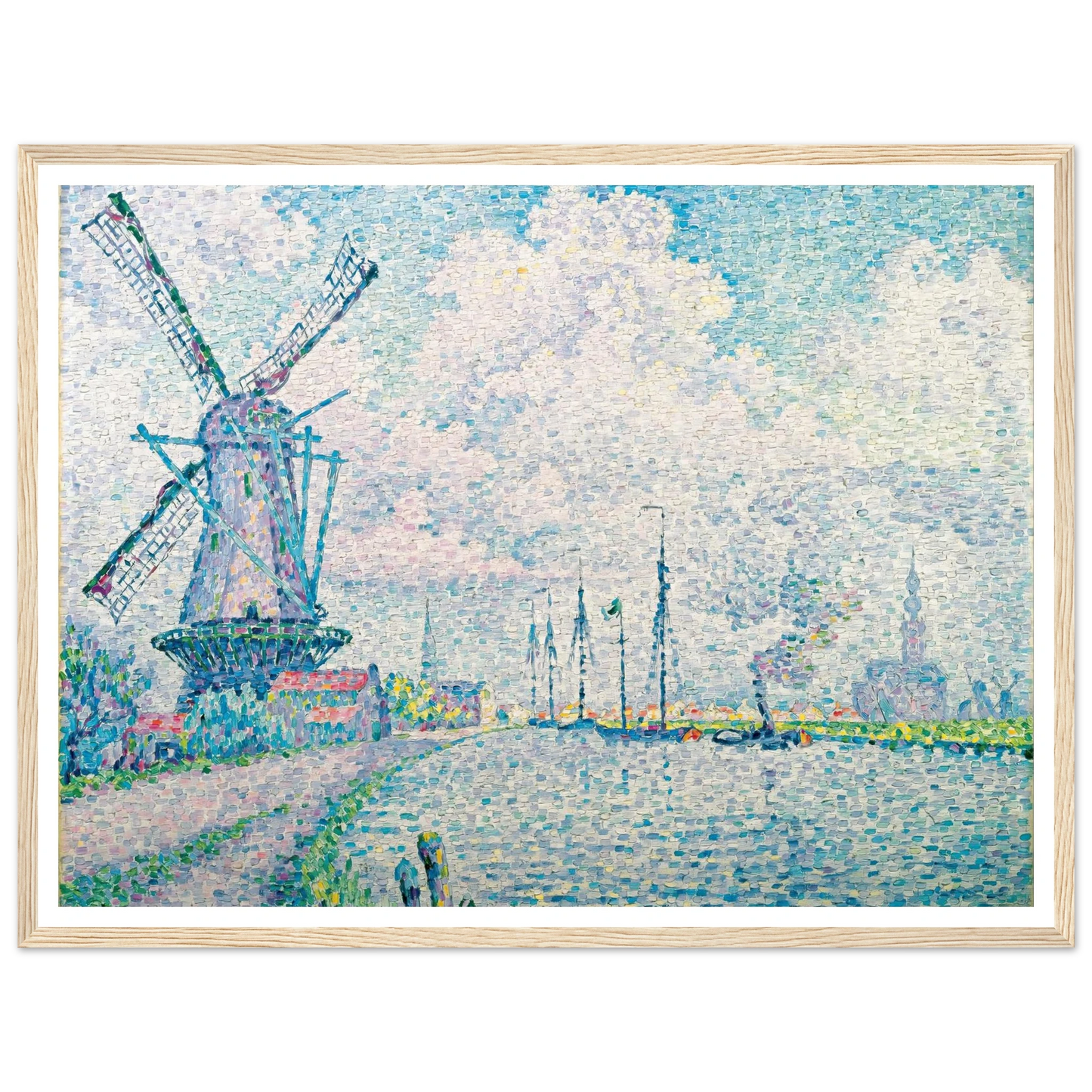 Canal of Overschie Art Print | Paul Signac-Quipham Collections