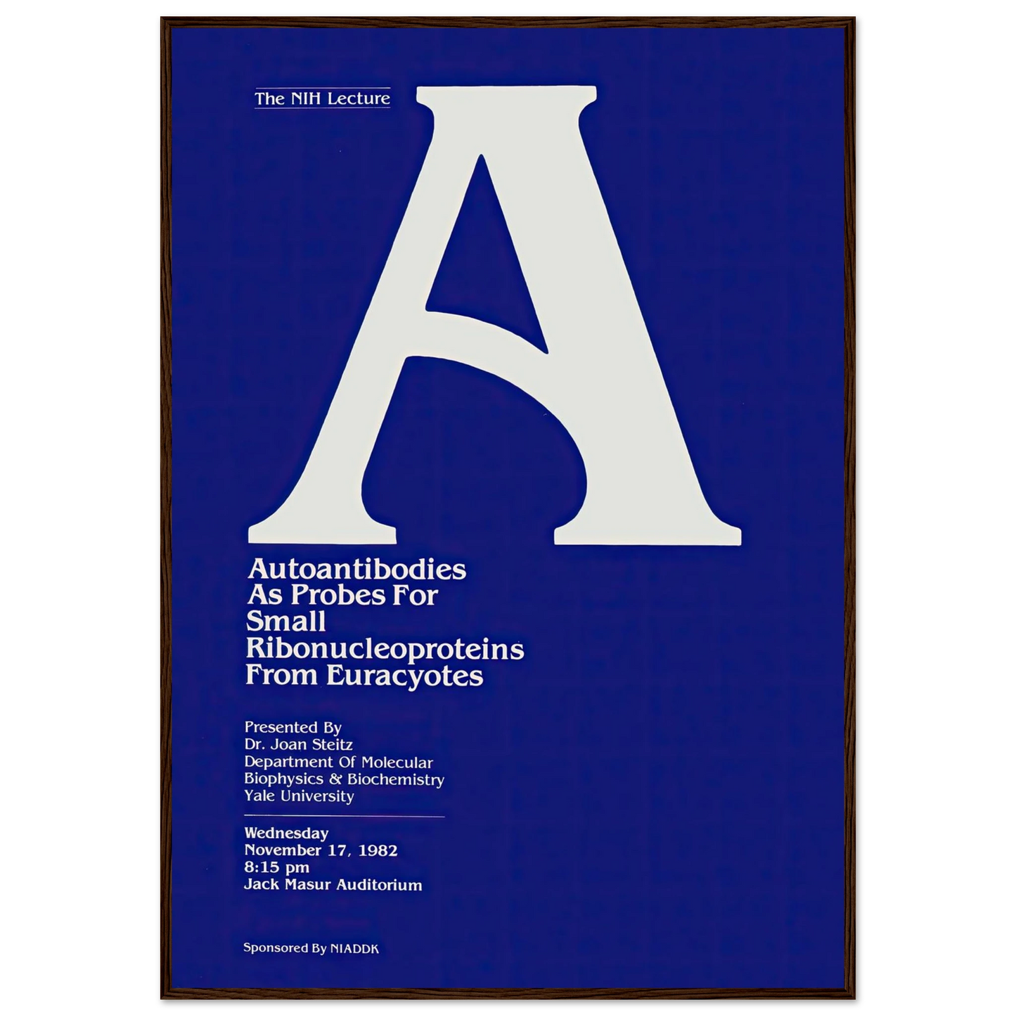 Autoantibodies as probes for small ribonucleoproteins from euracyotes (1982) Art Print | National Institutes of Health-Quipham Collections