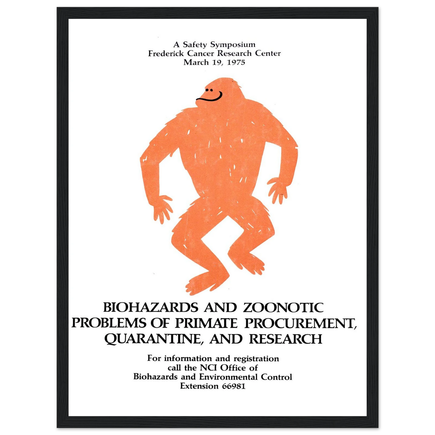 Biohazards and zoonotic problems of primate procurement, quarantine, and research (1975) Art Print | National Institutes of Health-Quipham Collections