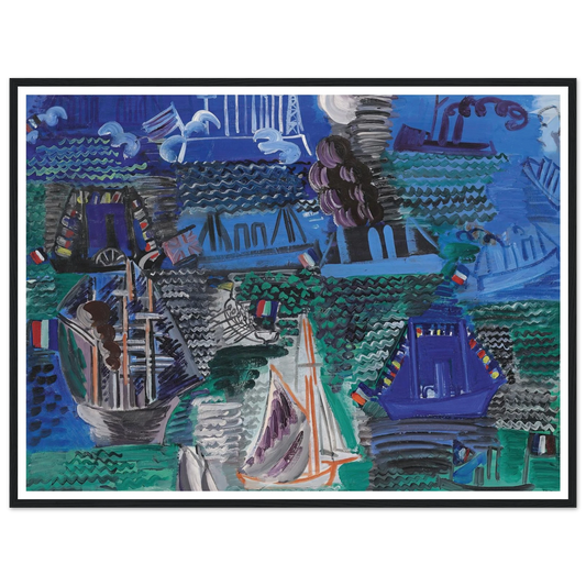 Bateaux (circa 1930) Art Print | Raoul Dufy-Quipham Collections