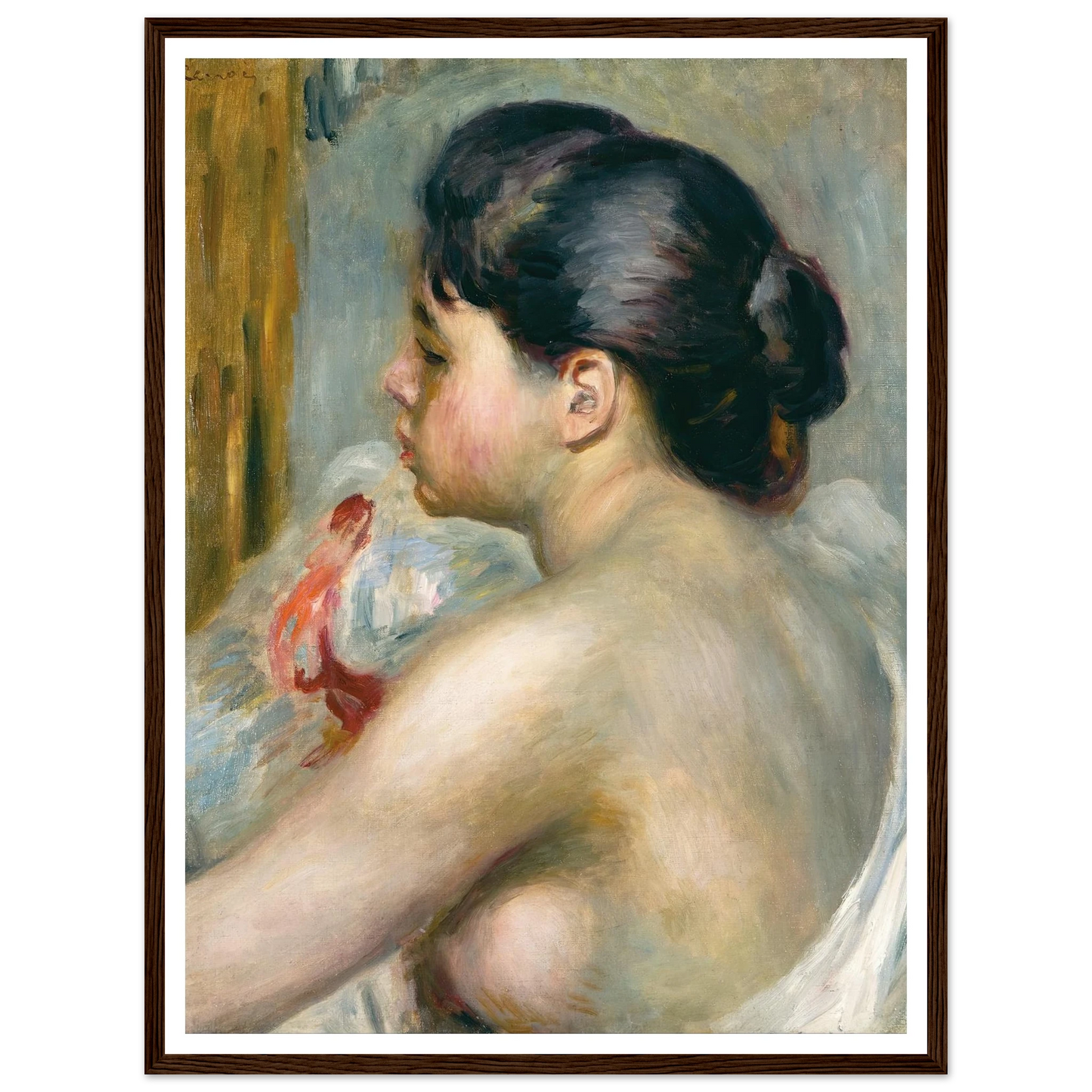 Dark-Haired Woman (1903) Art Print | Pierre Auguste Renoir-Quipham Collections