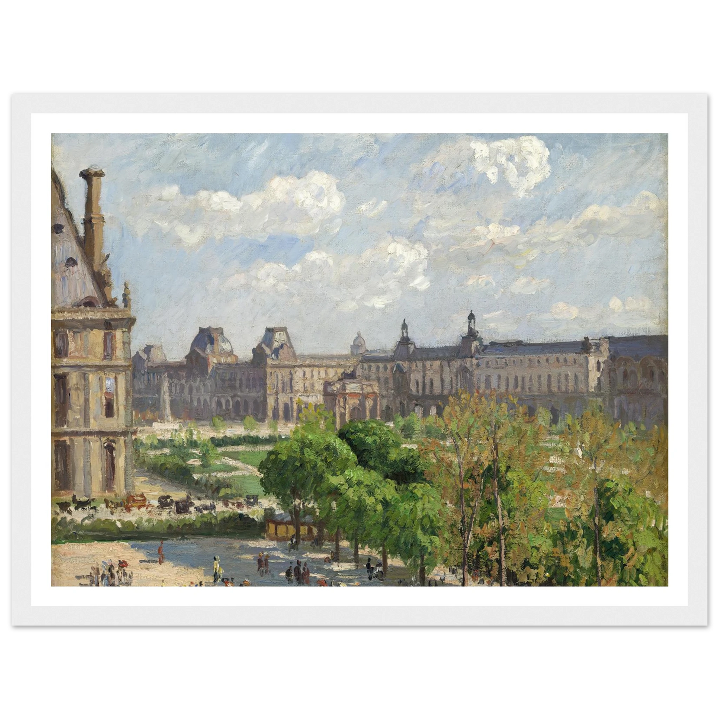 Place du Carrousel,Paris (1900) Art Print | Camille Pissarro-Quipham Collections