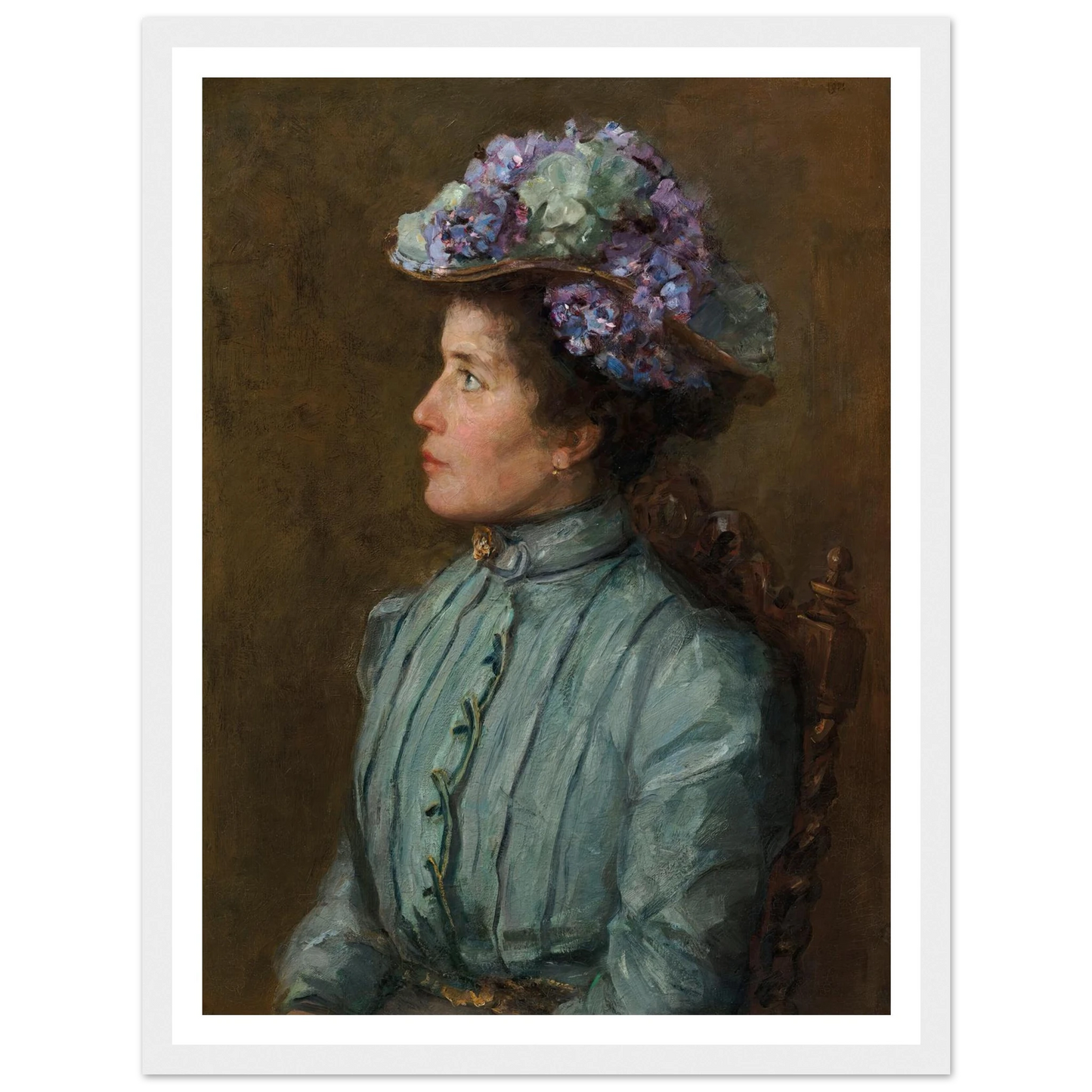 Portret van Elisabeth Sophia Maria (Betsy) Cavalini (1901) Art Print | Piet Mondrian-Quipham Collections