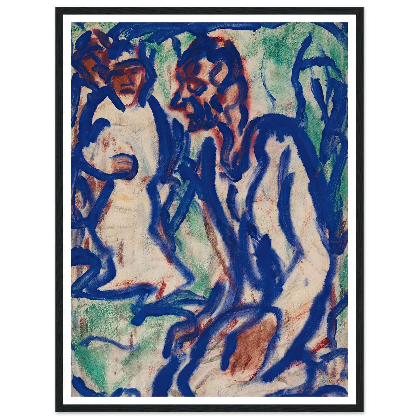 Kniender (1918) Art Print | Christian Rohlfs-Quipham Collections