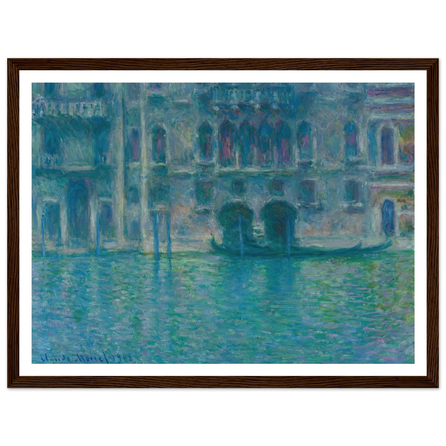 Palazzo da Mula, Venice (1908) Art Print | Claude Monet-Quipham Collections