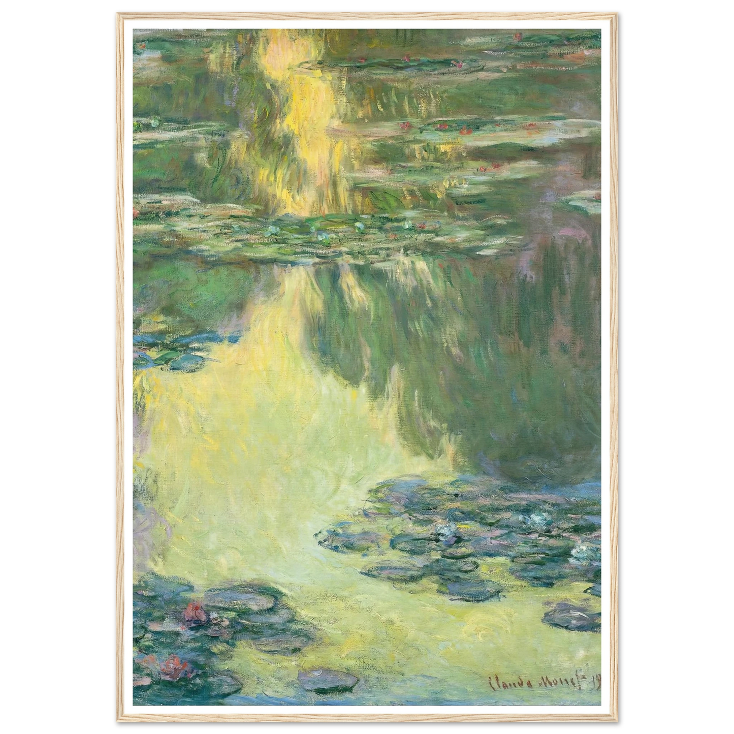 Waterlilies (1907) Art Print | Claude Monet-Quipham Collections