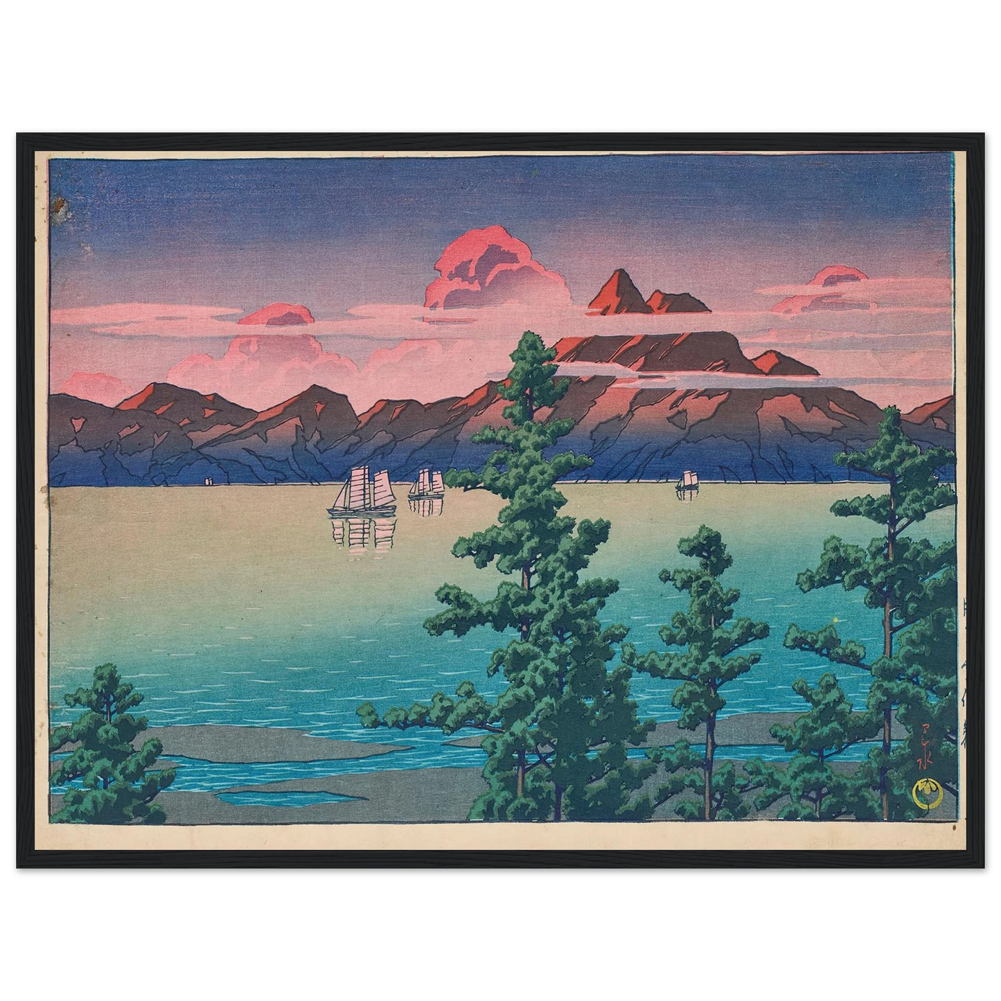 Hizen, Mount Unzen (1927) Art Print | Kawase Hasui-Quipham Collections