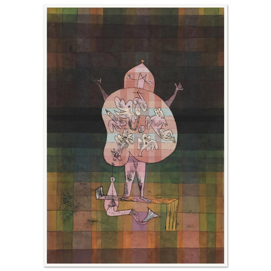 Ventriloquist and Crier in the Moor (1923) Art Print | Paul Klee-Quipham Collections