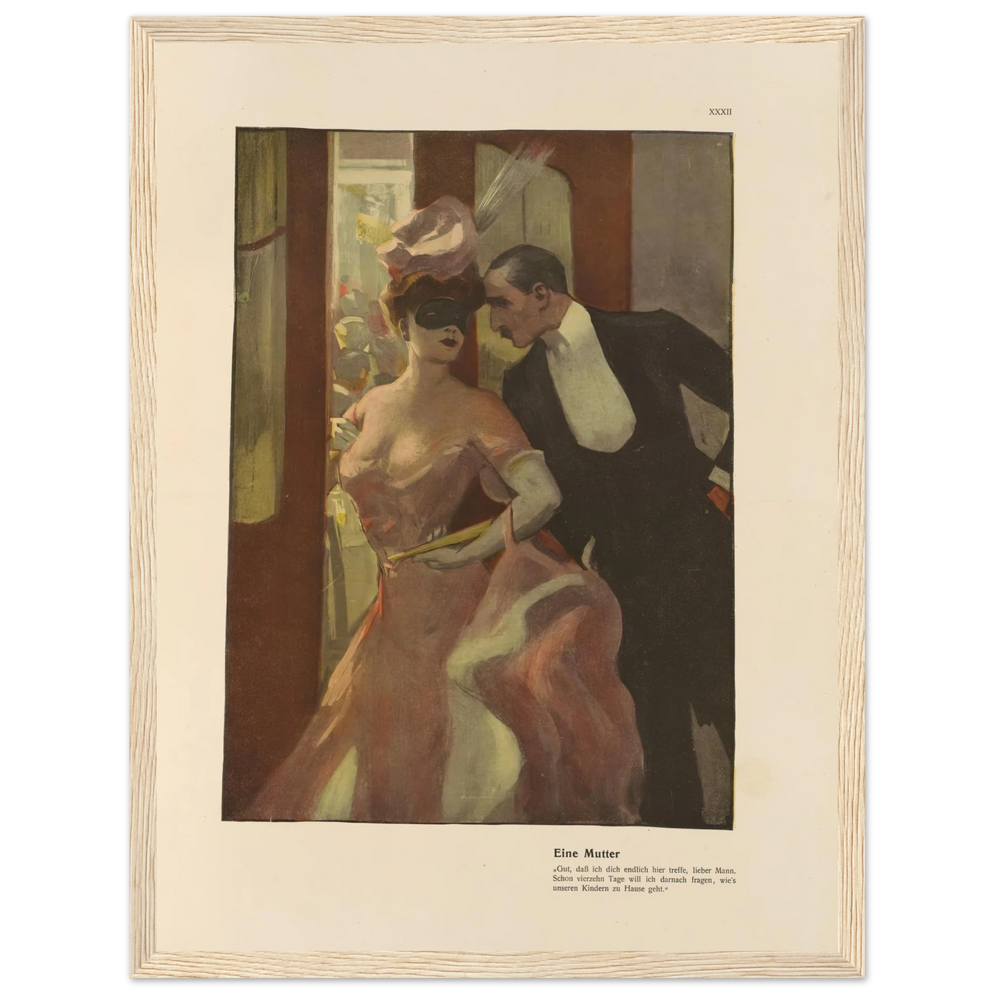 Eine Mutter (1908) Art Print | Ferdinand Freiherr von Reznicek-Quipham Collections