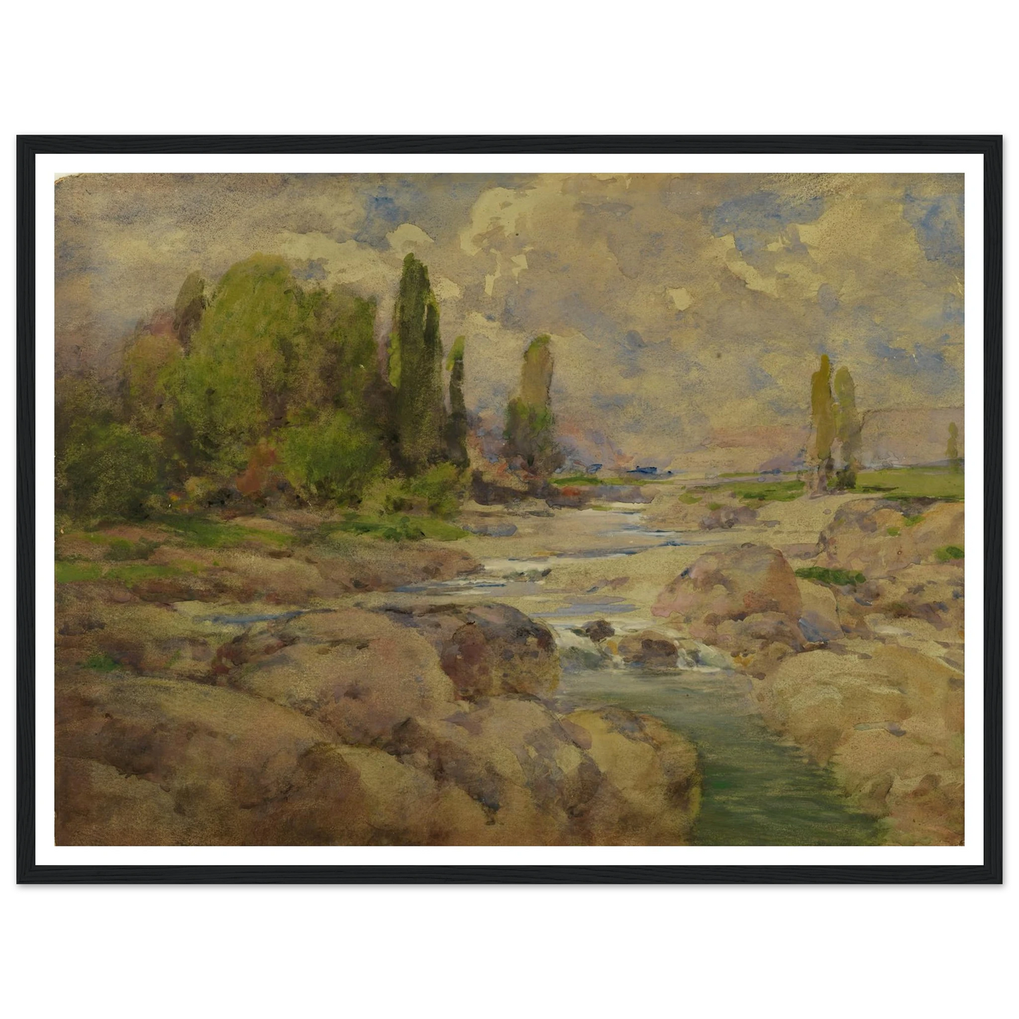 The Normal Rock Creek (1910) Art Print | William Henry Holmes-Quipham Collections