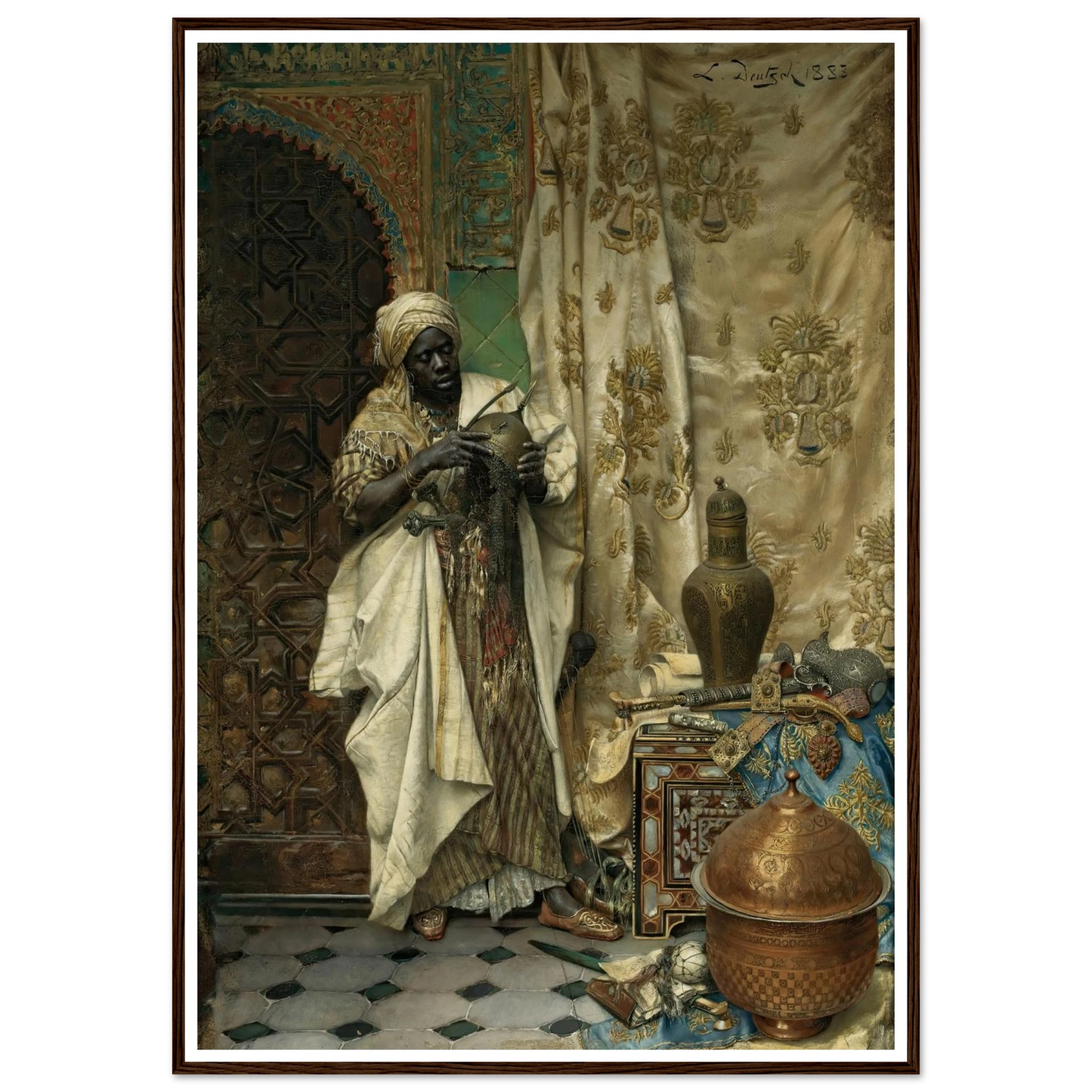 The Inspection (1883) Art Print | Ludwig Deutsch-Quipham Collections