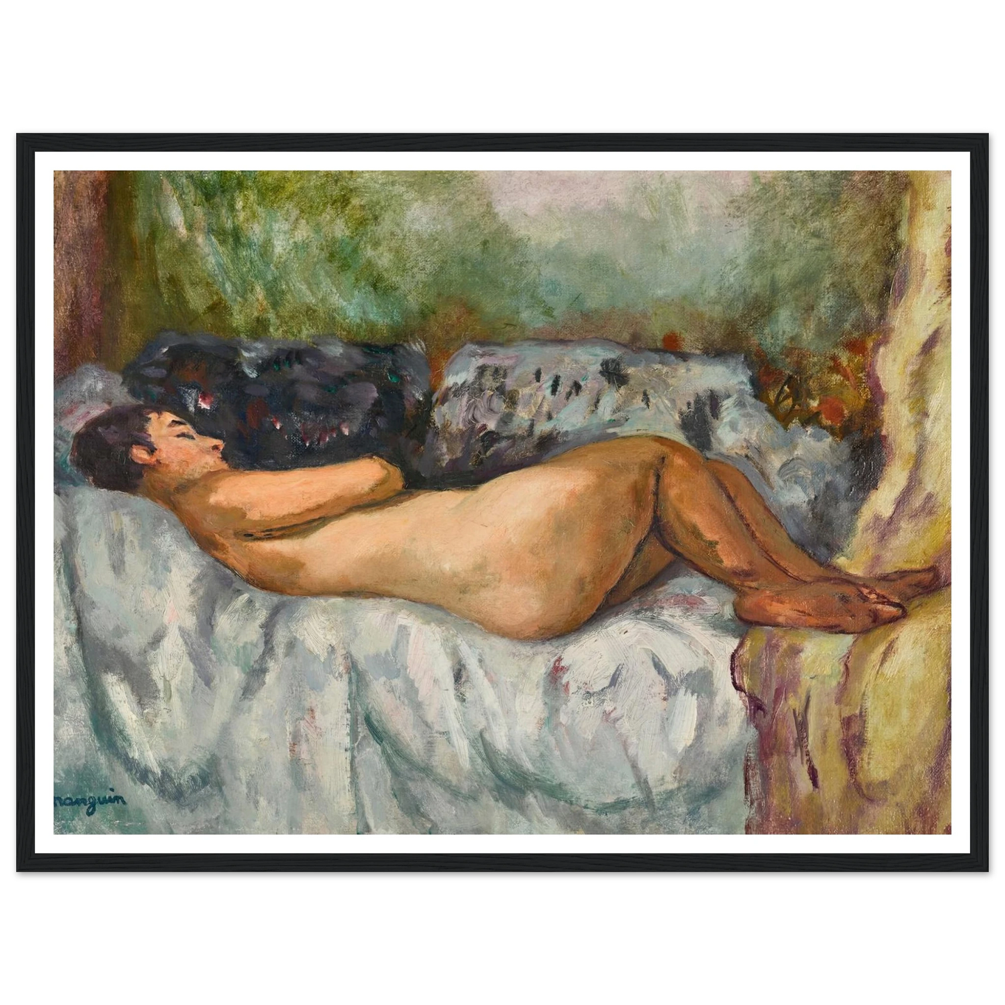 Jeanne; Nu allongé (1931) Art Print | Henri Manguin-Quipham Collections