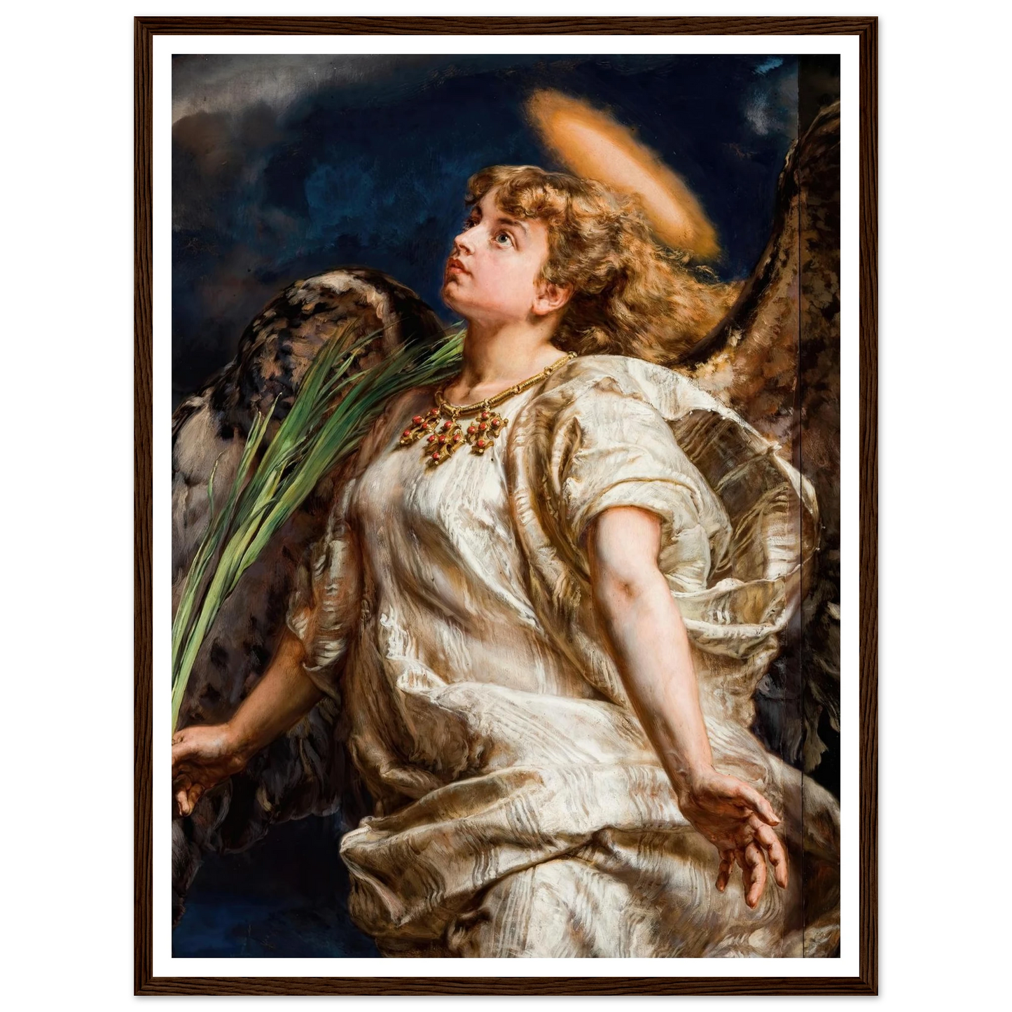 Song – study for the painting of Joan of Arc (1886) Art Print | Jan Matejko-Quipham Collections