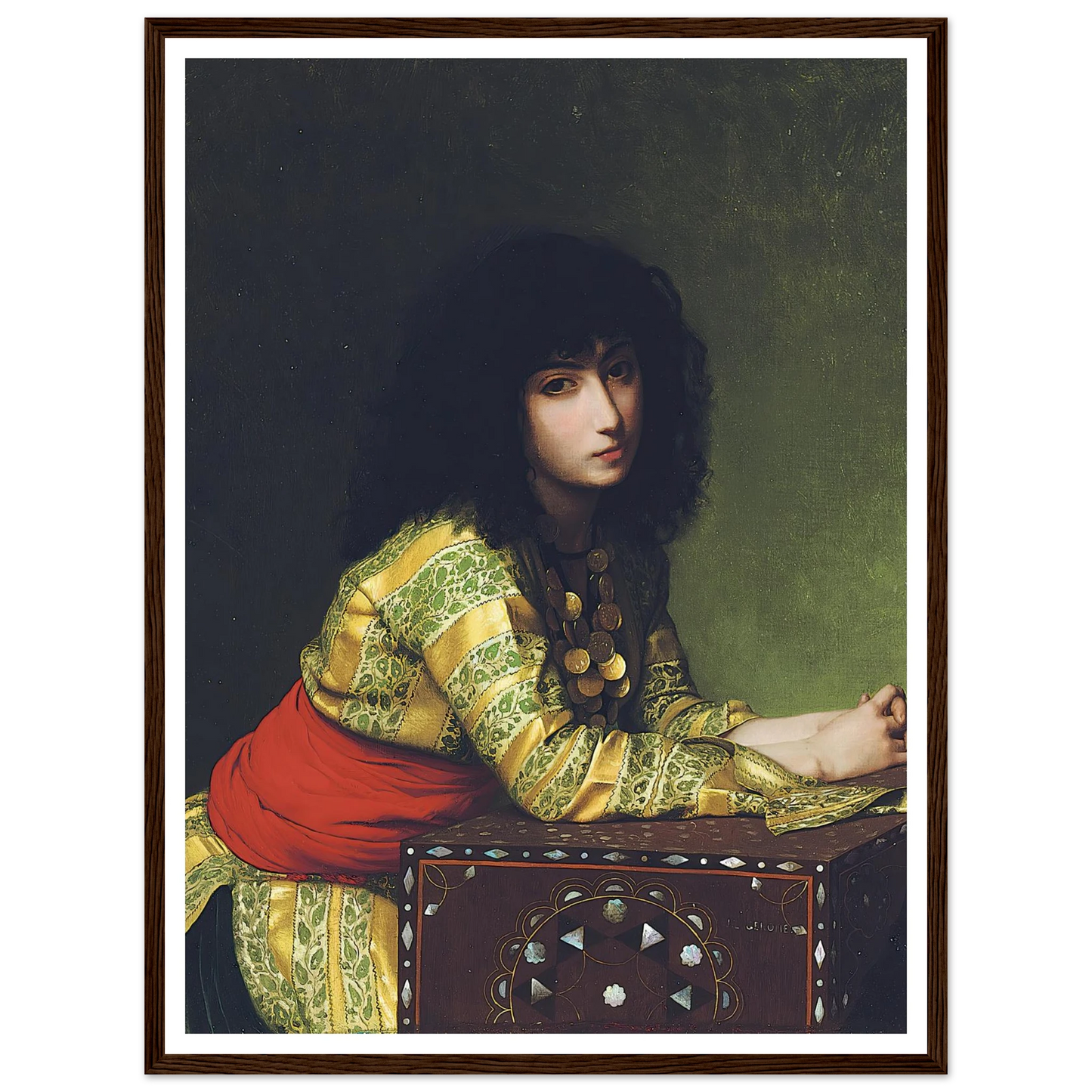 Egyptian girl (circa 1877) Art Print | Jean Leon Gerome-Quipham Collections