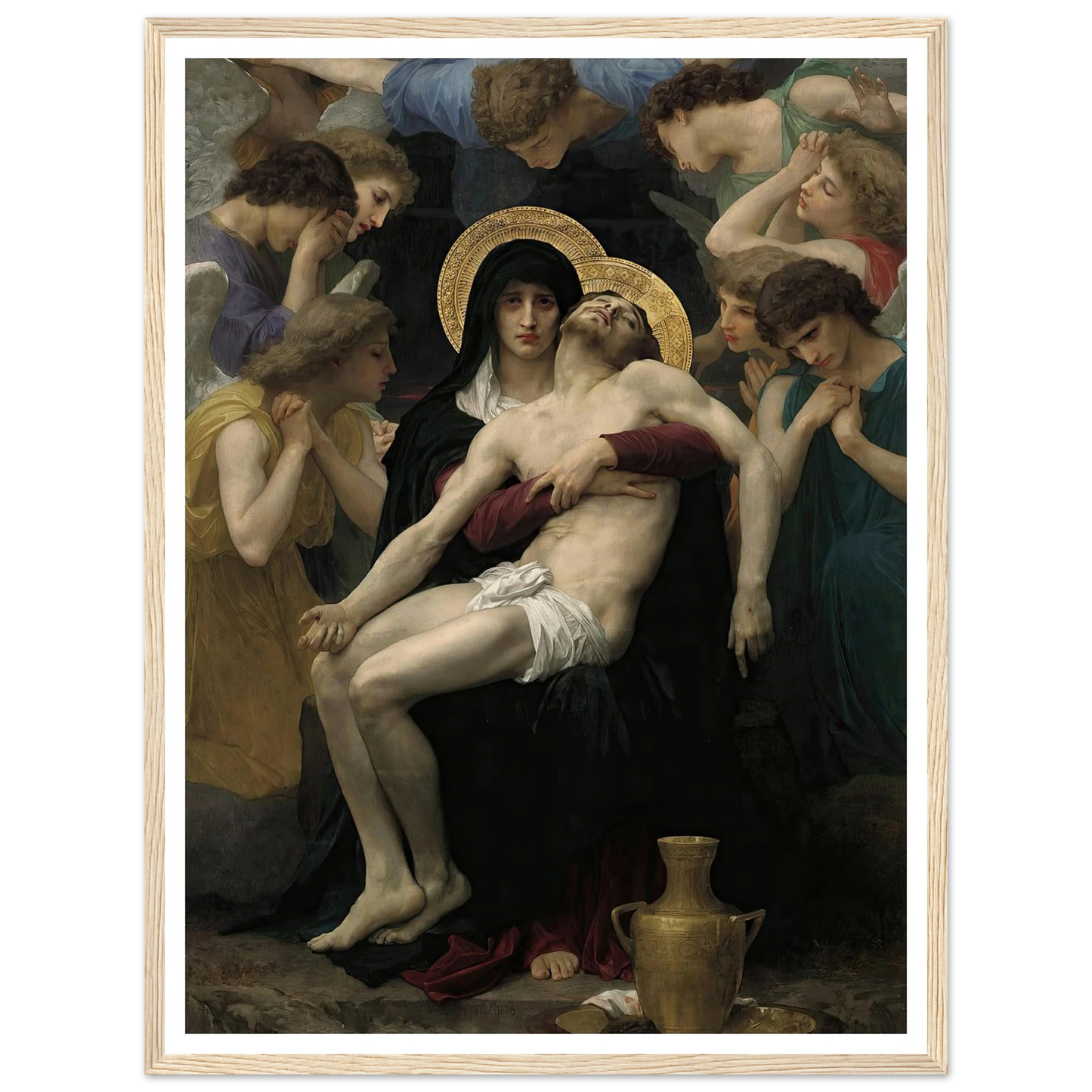 Pieta (1876) Art Print | William Bouguereau-Quipham Collections