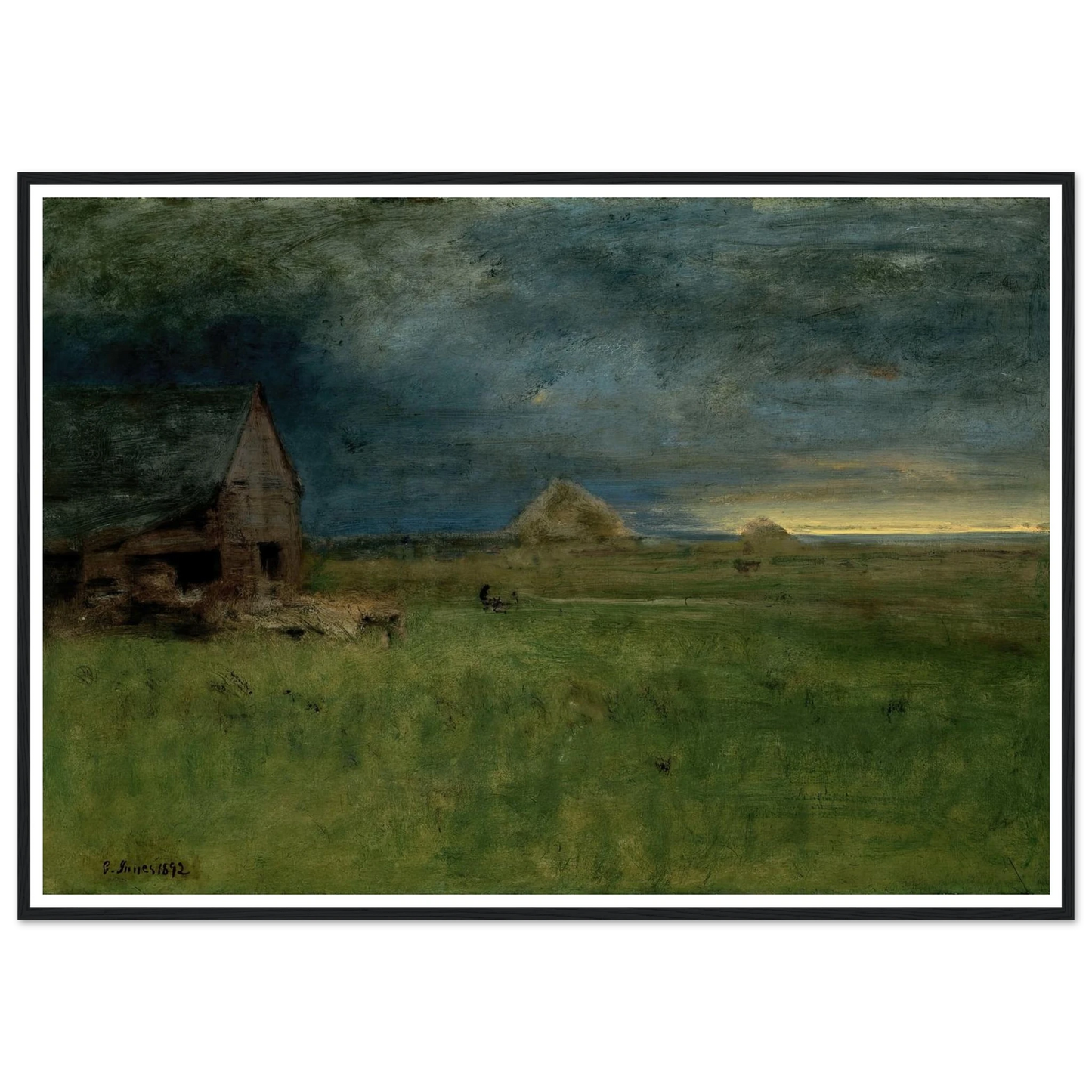 The Lonely Farm, Nantucket (1892) Art Print | George Inness-Quipham Collections