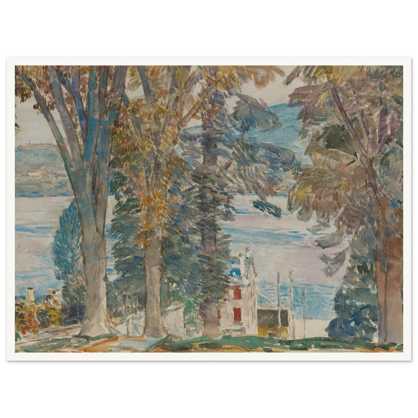 Newburgh, New York (1914) Art Print | Childe Hassam-Quipham Collections