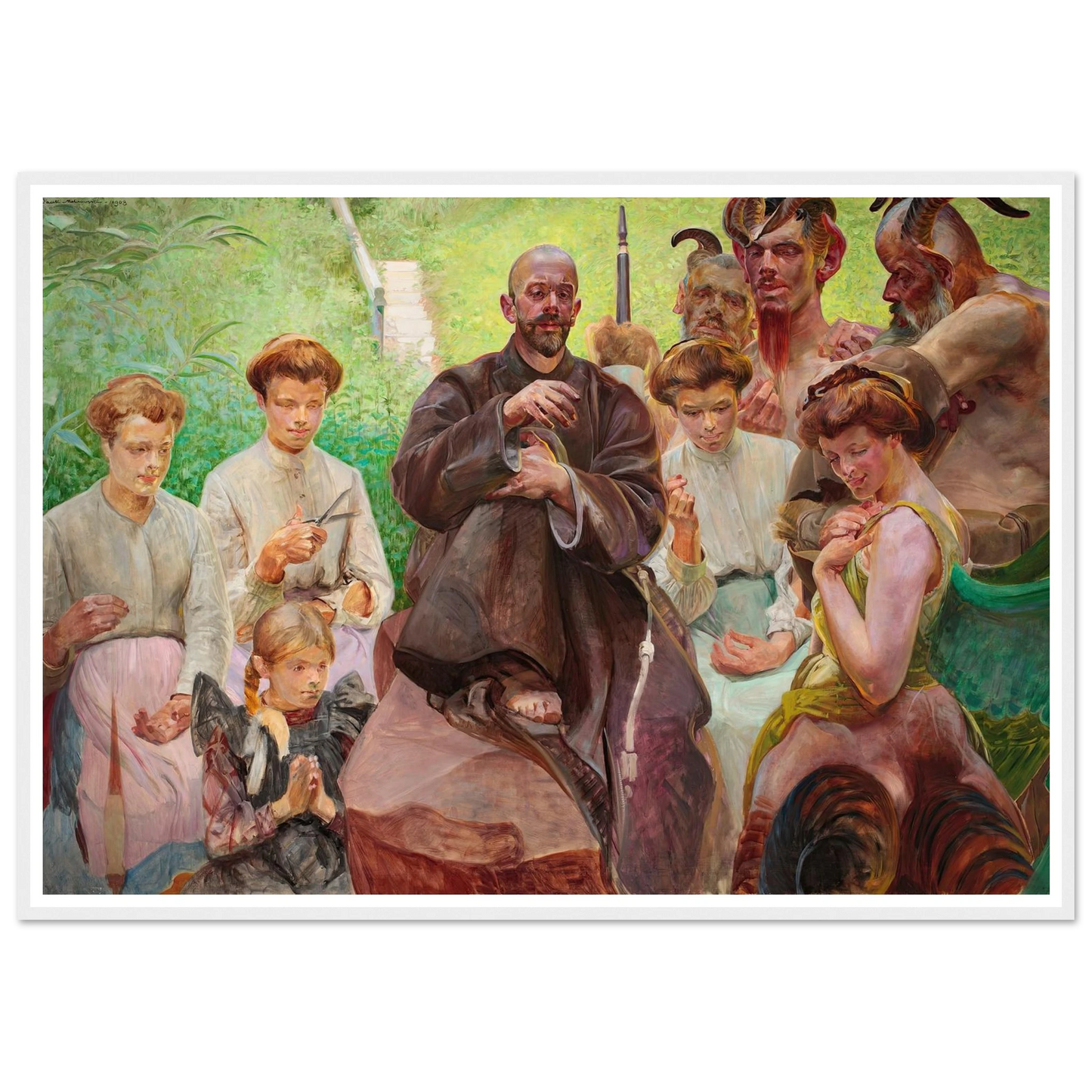 Saint Francis (1908) Art Print | Jacek Malczewski-Quipham Collections