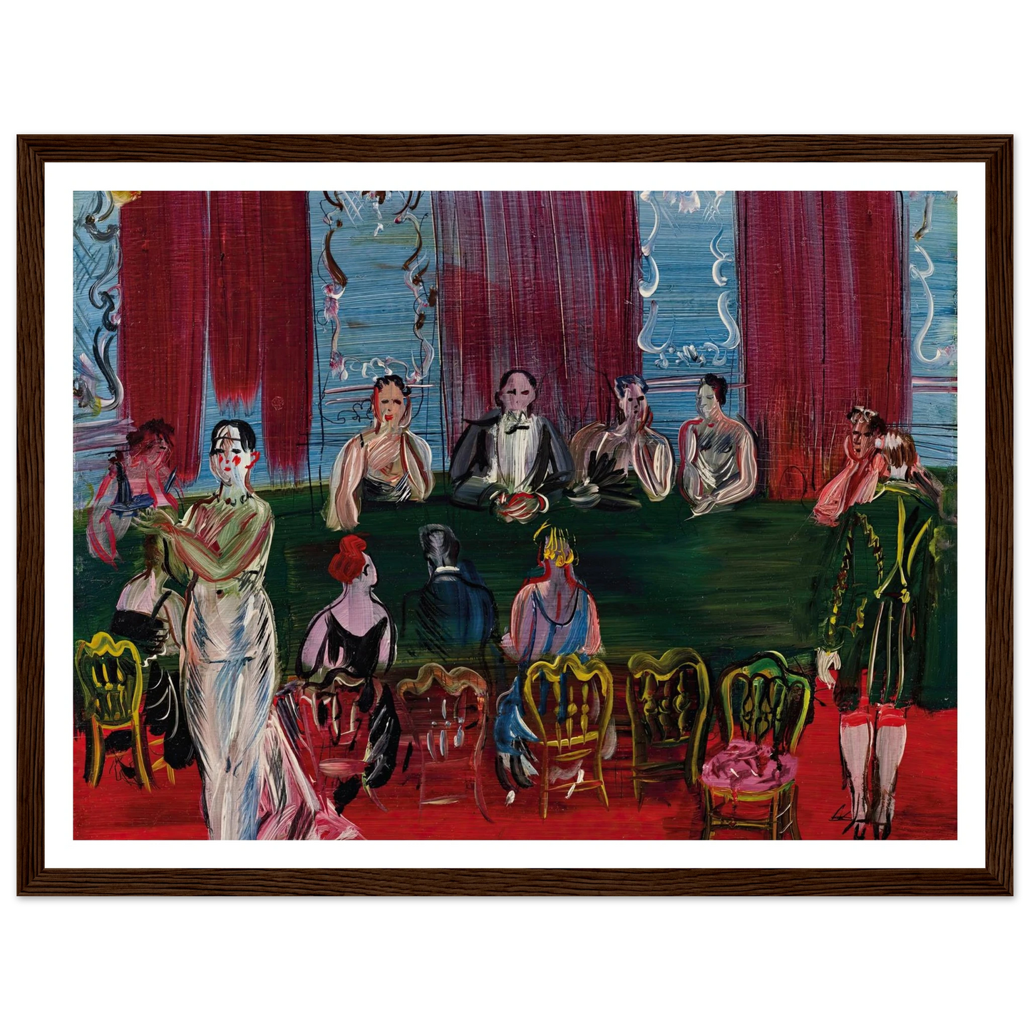 Baccara (1938) Art Print | Raoul Dufy-Quipham Collections