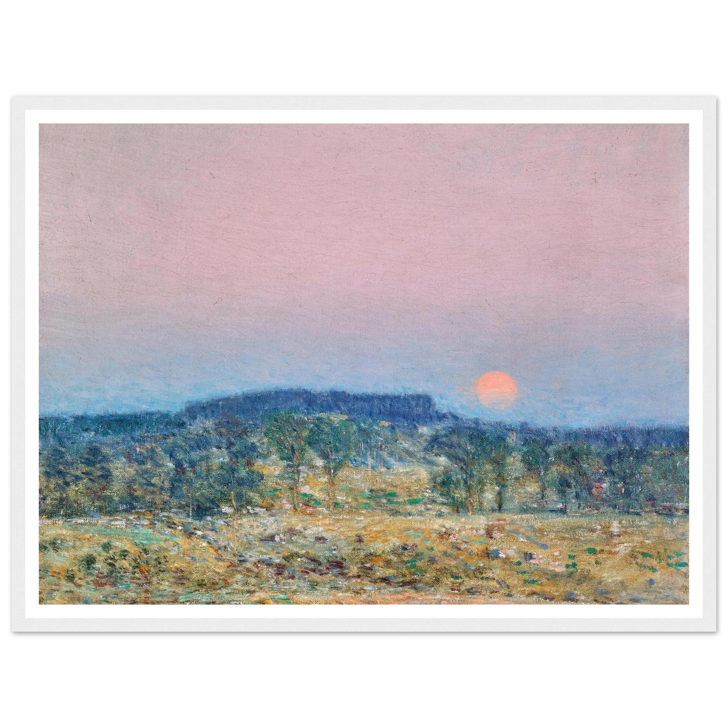 September Moonrise (1900) Art Print | Childe Hassam-Quipham Collections