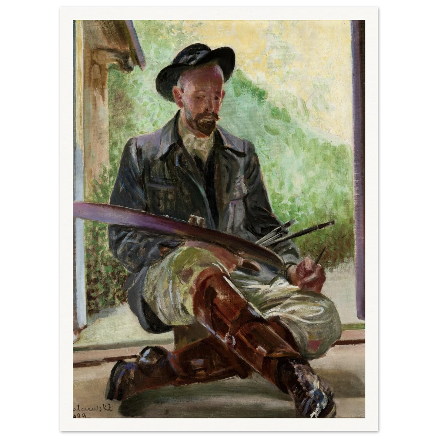My Models – Triptych (Central Part) (1909) Art Print | Jacek Malczewski-Quipham Collections
