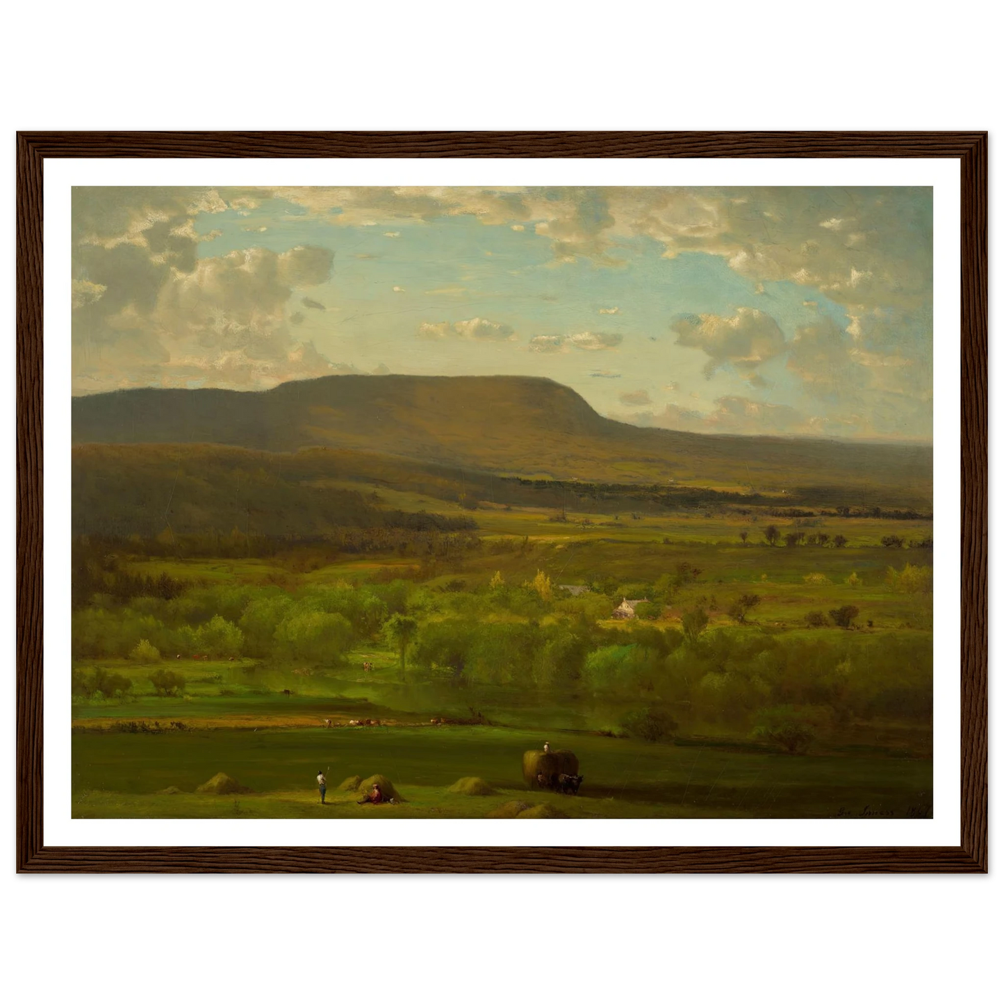 Leeds, New York (1867) Art Print | George Inness-Quipham Collections