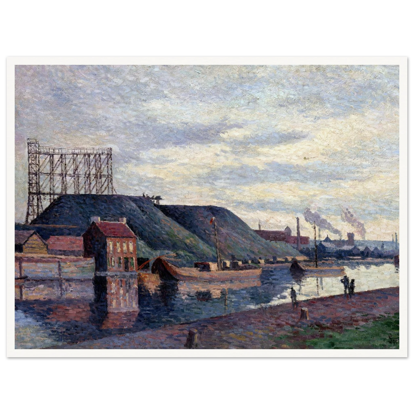 Les terrils de Sacré Madame (1897) Art Print | Maximilien Luce-Quipham Collections